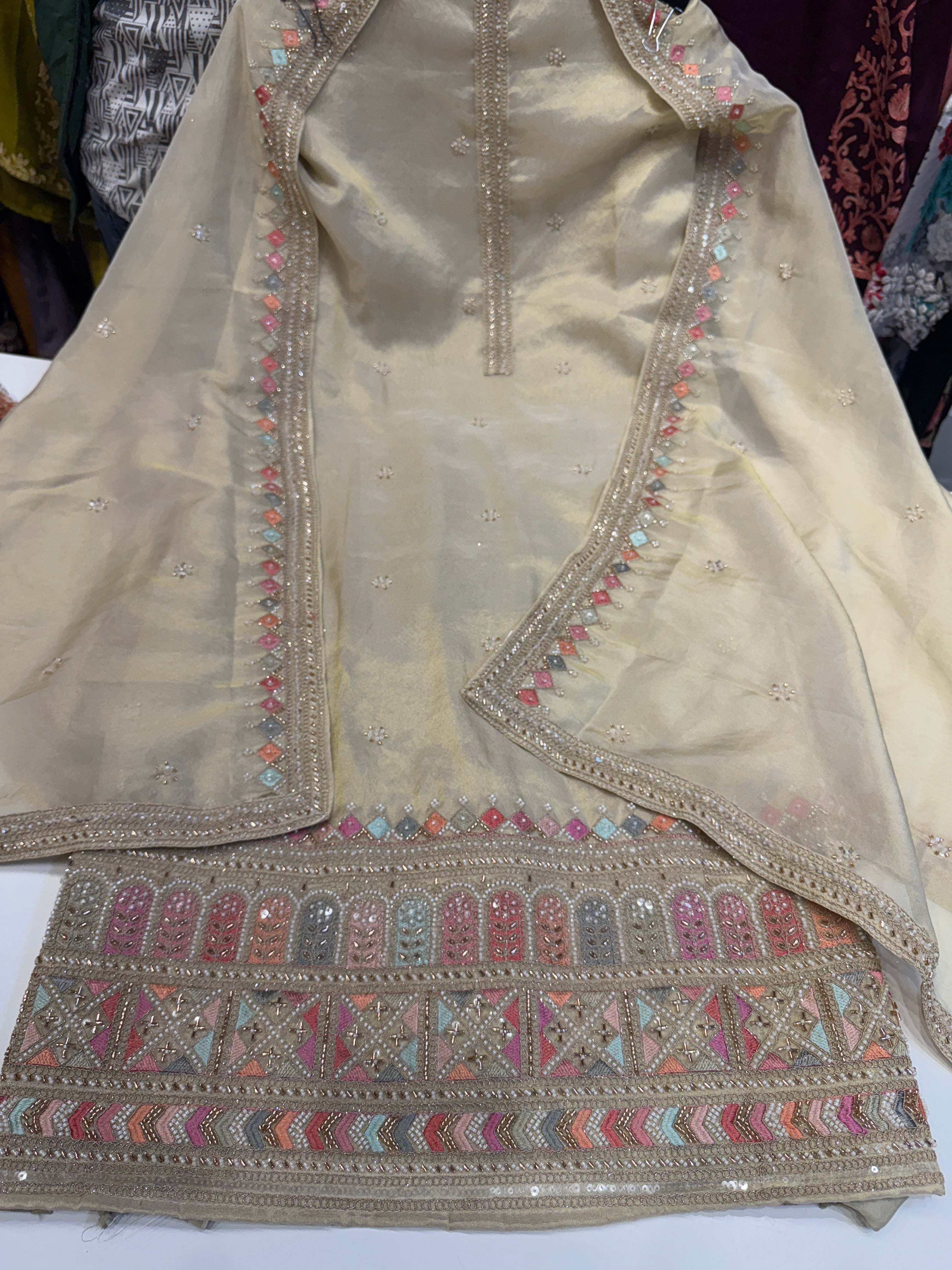 Shimar Silk Handwork Suit