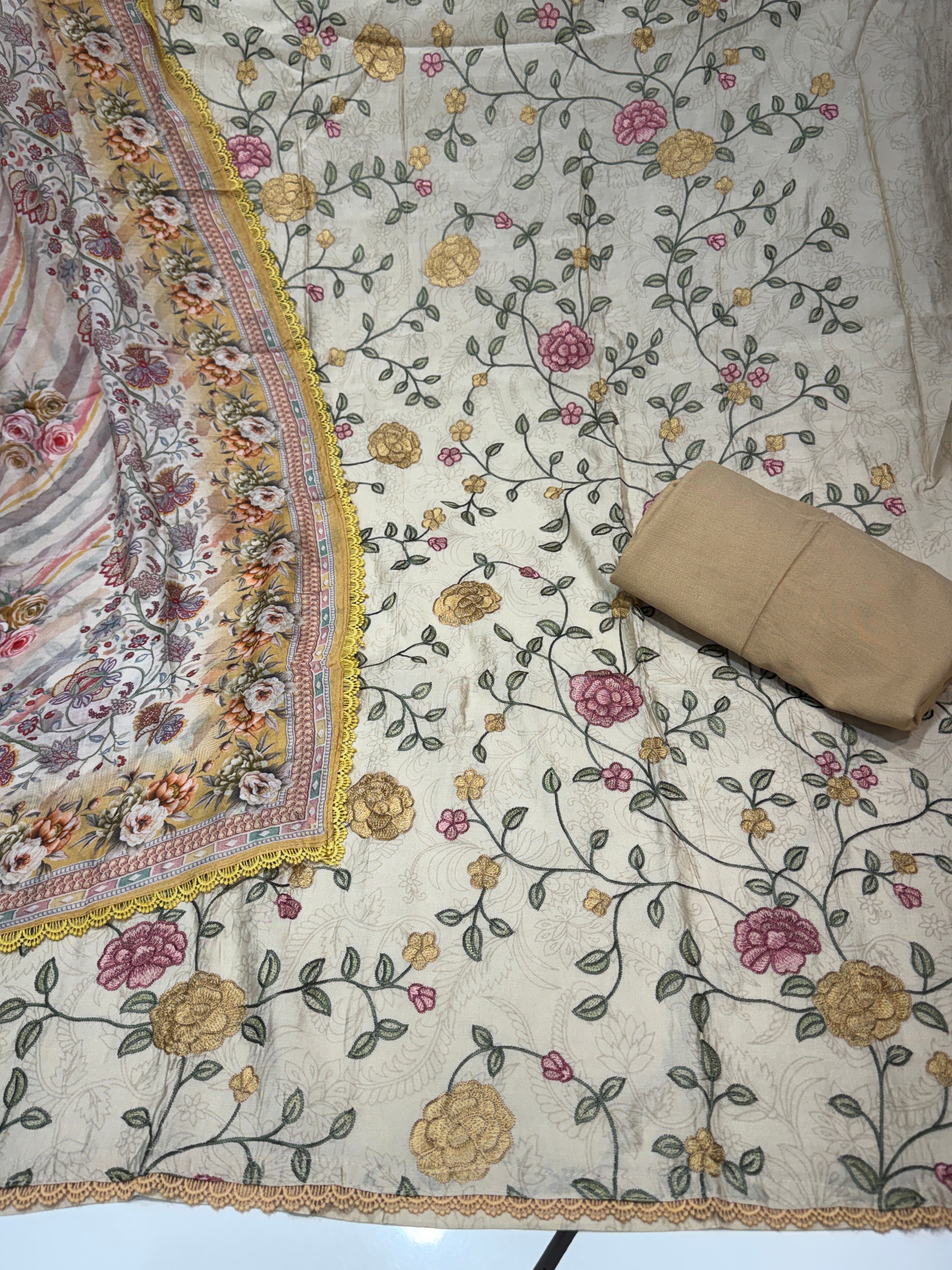 🏷️Product code:-(M-1251)Pure modal with heavy jal work embroidery ✅