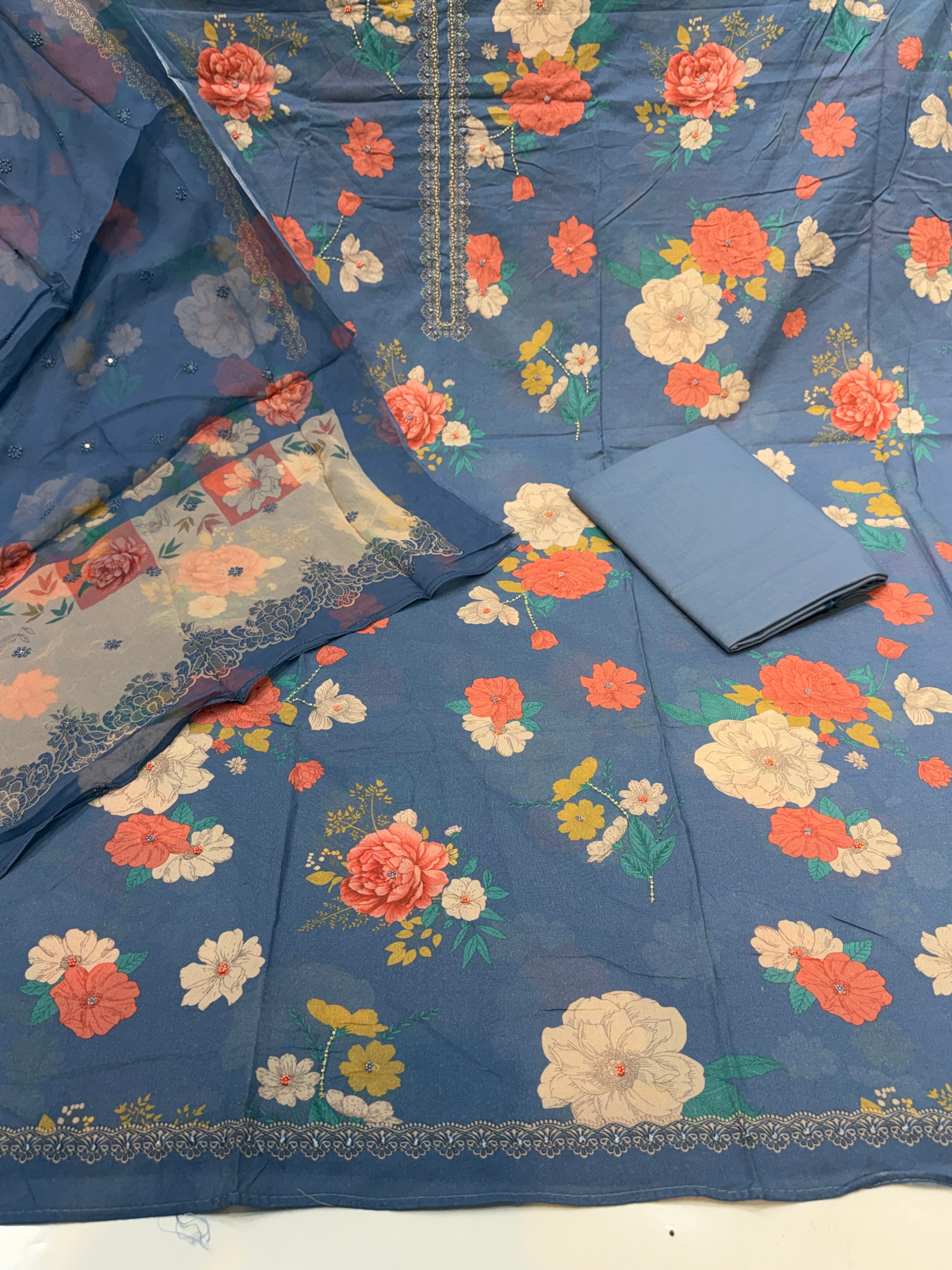 Product code🏷️ (CK1603)Premium cotton Karachi suit