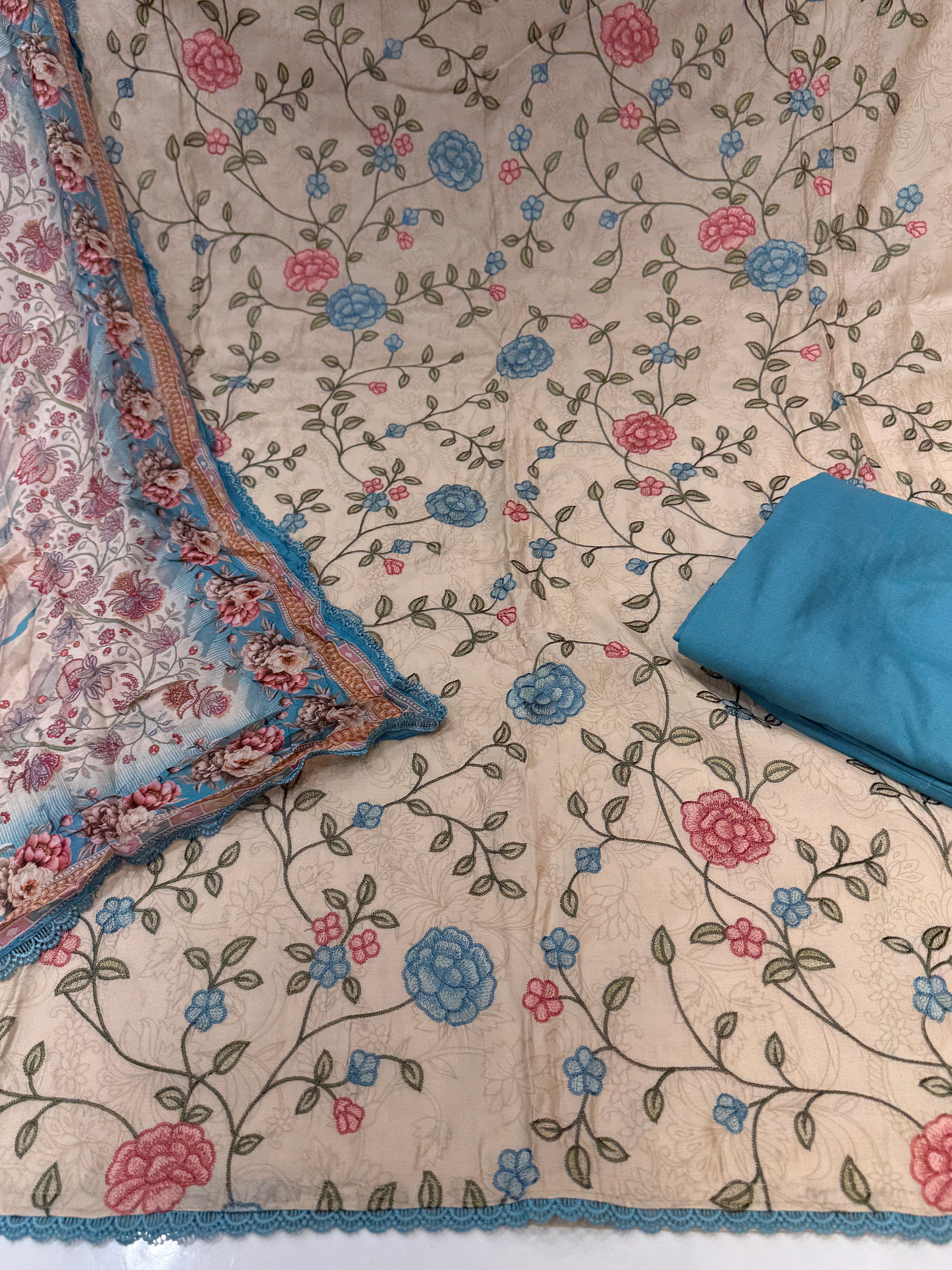 🏷️Product code:-(M-1251)Pure modal with heavy jal work embroidery ✅