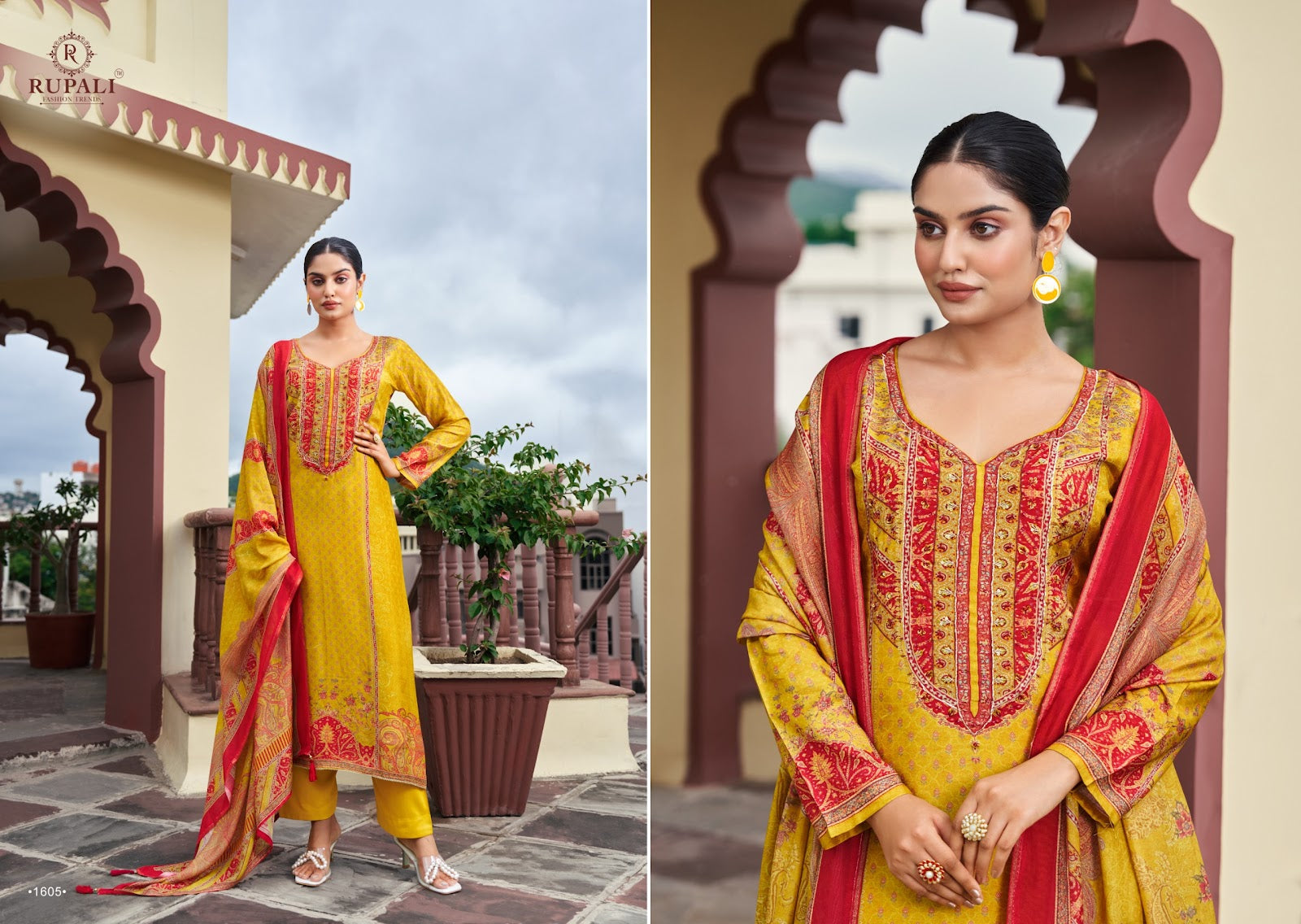 Pure Muslin Unstitched Suit