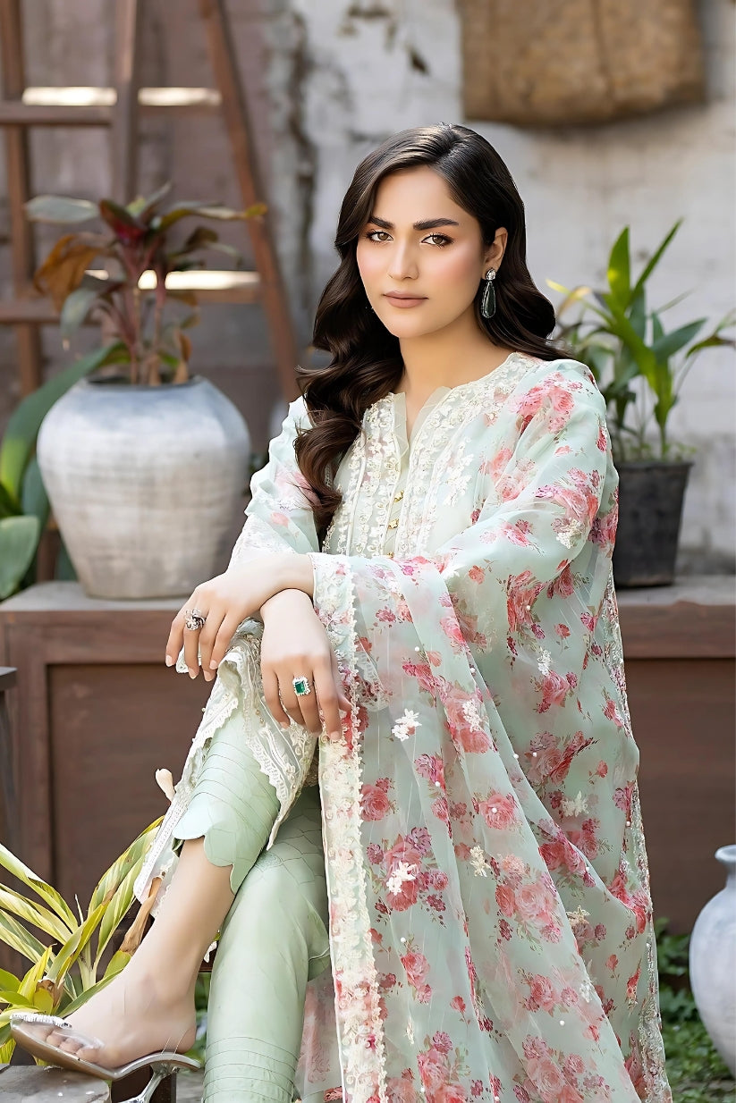 Mahiye Organza Fancy Semi Stitch 2