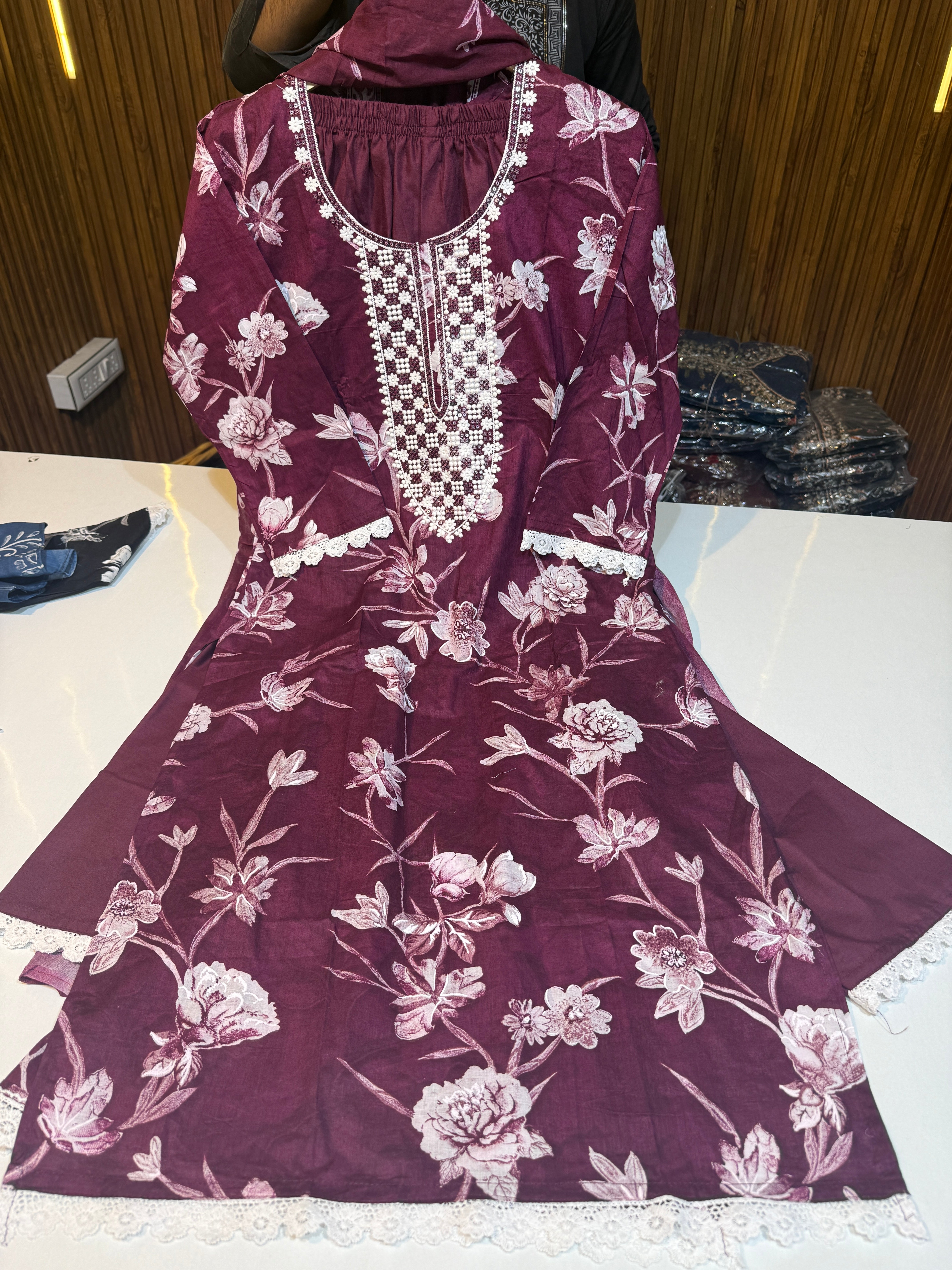 Readymade Cotton Suits 42 Size