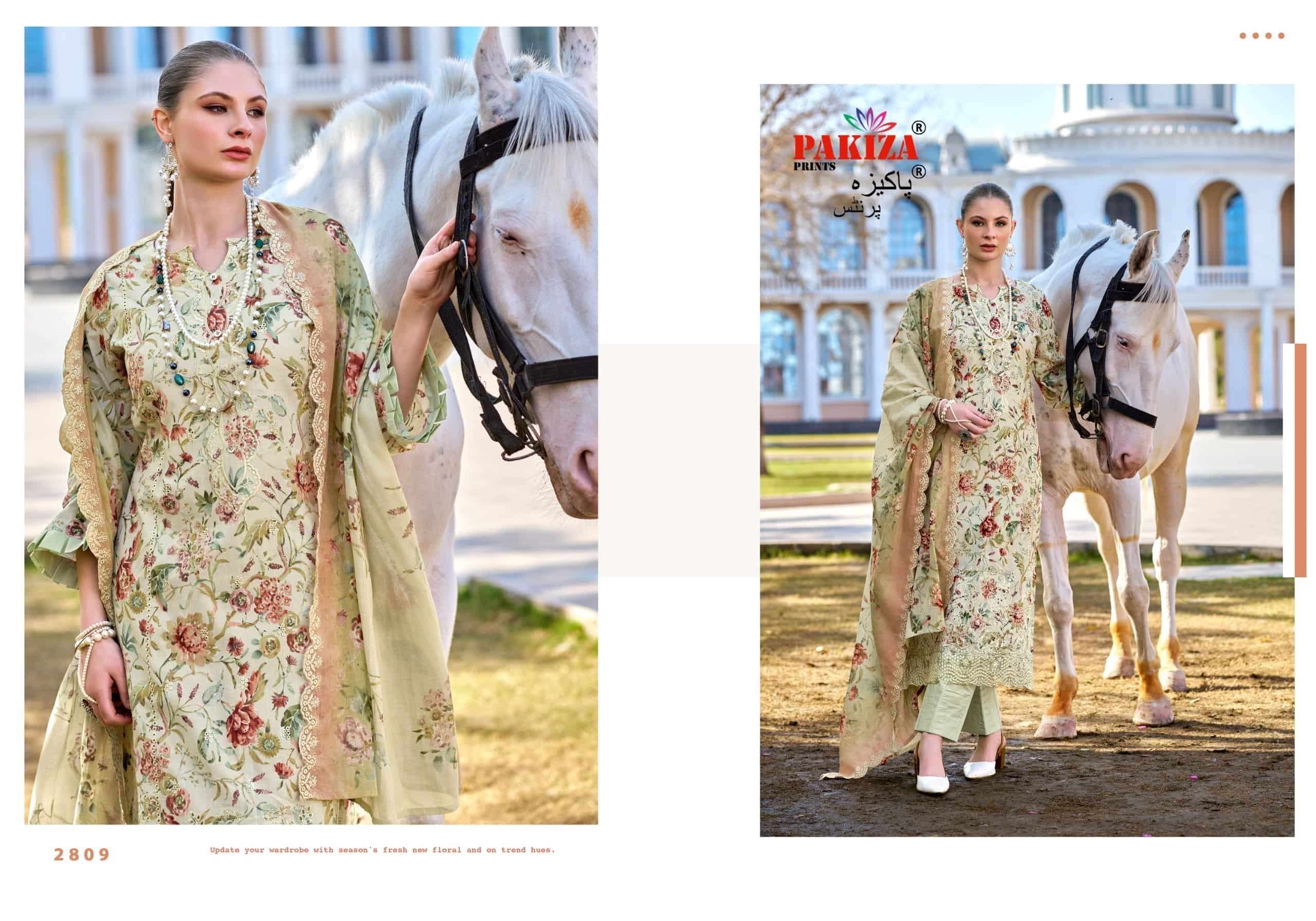 Pure cotton Karachi suit with heavy embroidery & pure cotton cutwork dupatta