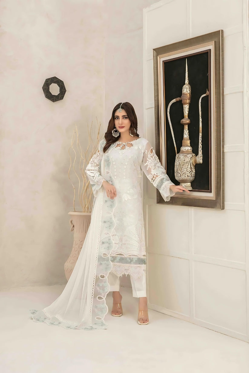 Amarige By Tawakkal 3 Piece Semi-Stitched Collection D-9596