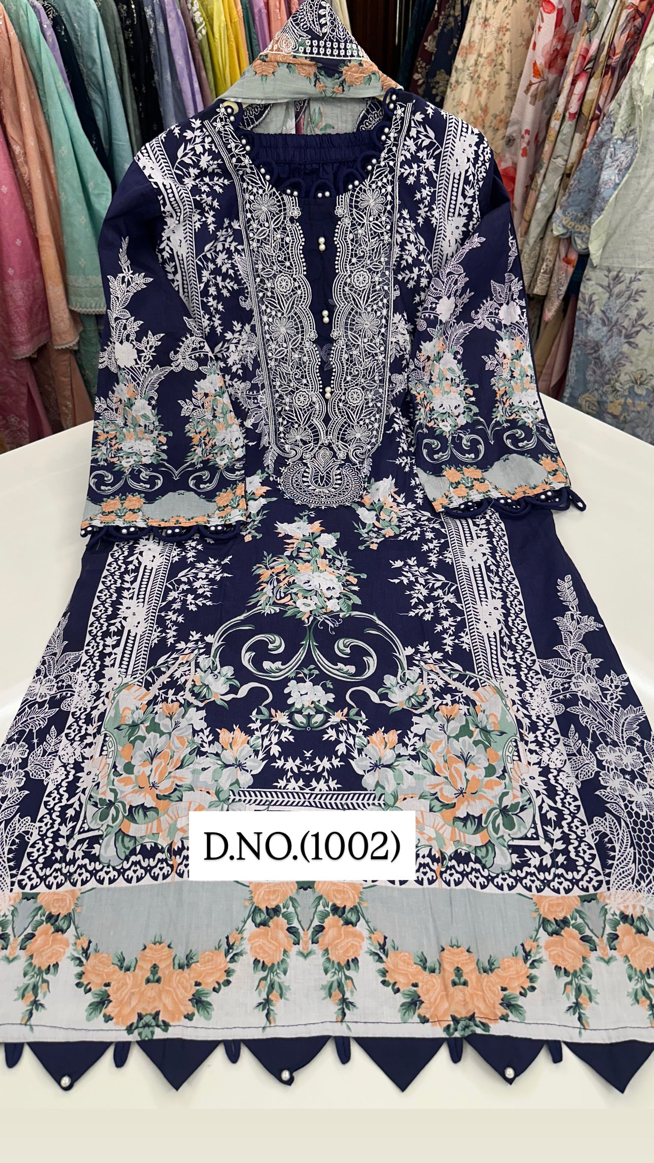 Pure cotton Karachi readymade suit with pure cotton cutwork duppatta ❤️🔥