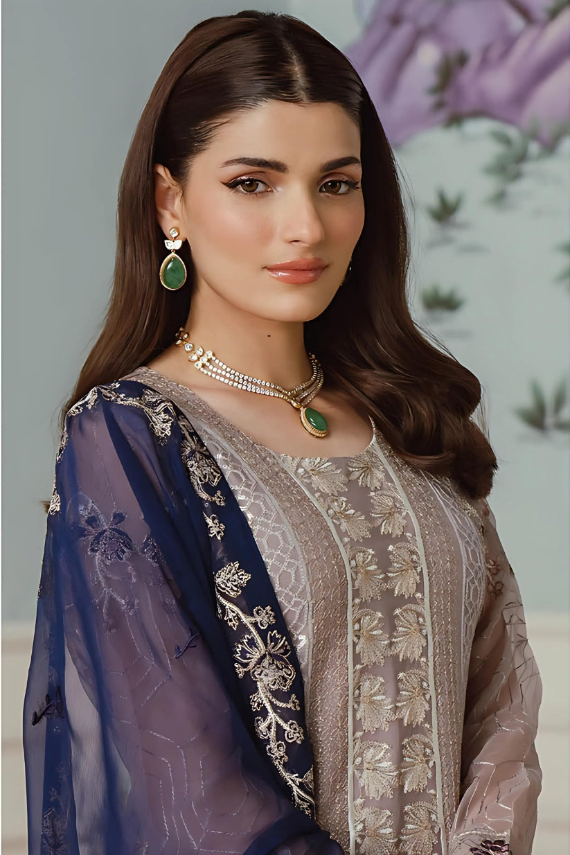 Inlays Ramsha Chiffon Collection Vol 25 F-2510