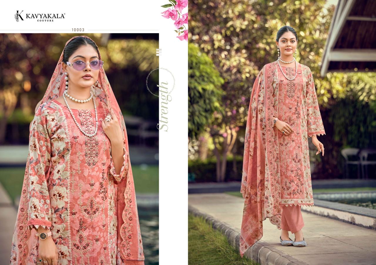 Product code(10008) pure cotton suit with heavy embroidery & pure cotton cut work duppatta