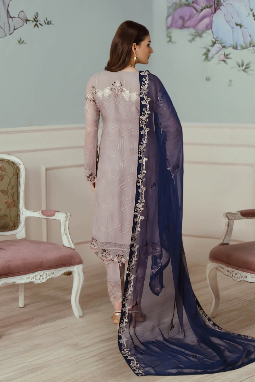 Inlays Ramsha Chiffon Collection Vol 25 F-2502