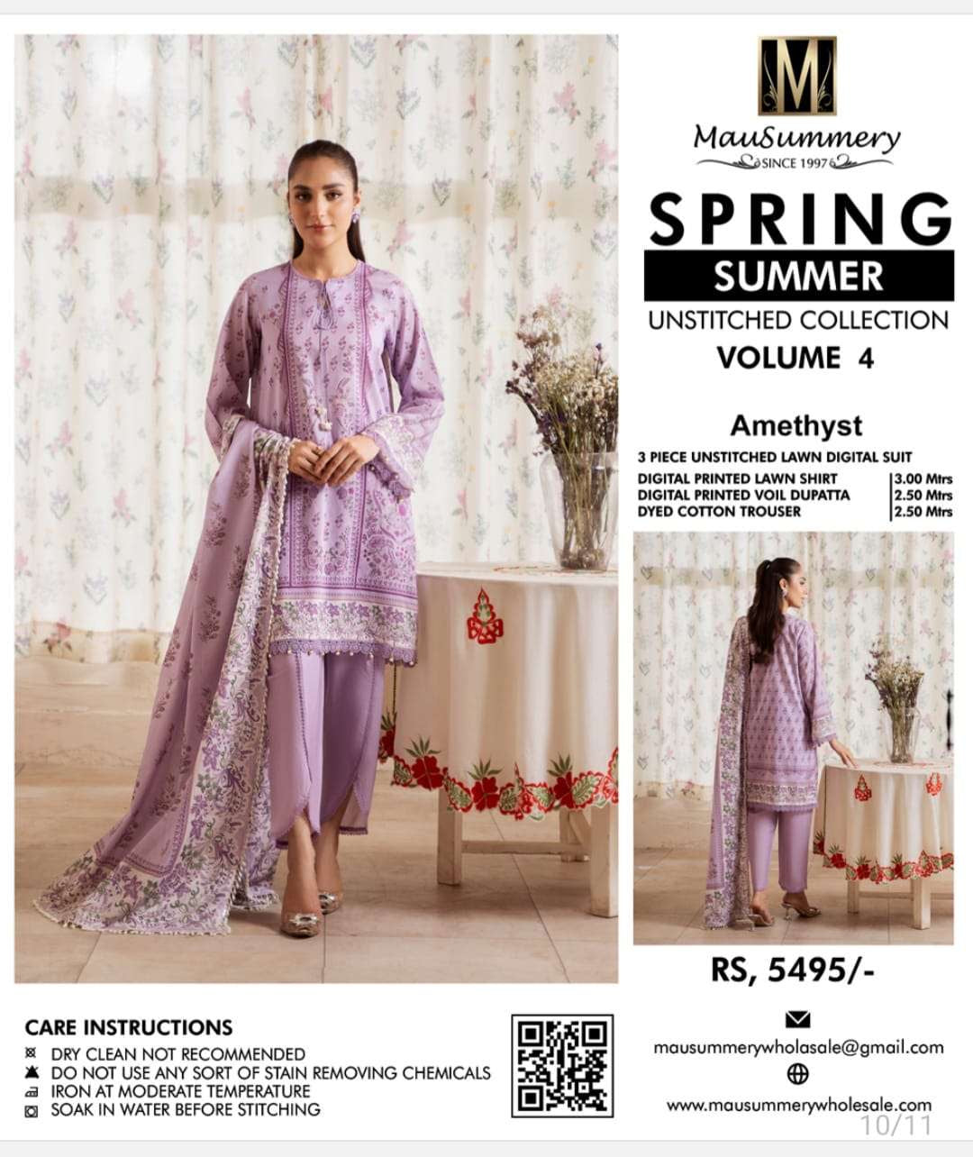 Mausammary Vol 4 lawn Collection