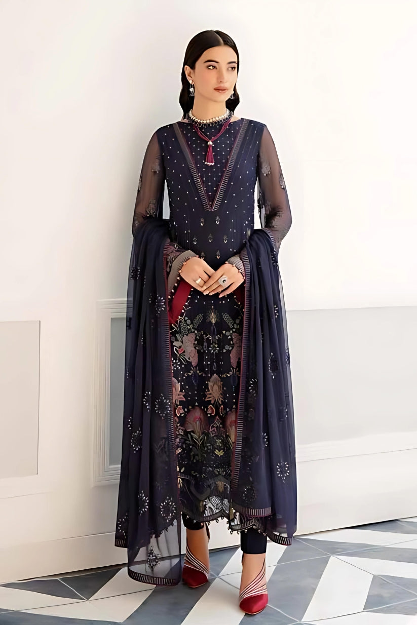 Indigo Couture By Inalys Safeera Luxury Chiffon VOL-11 04