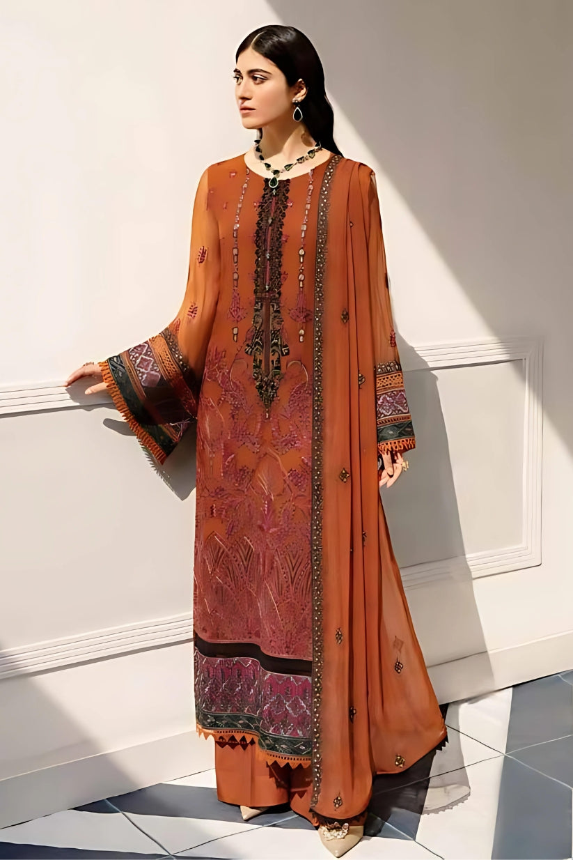 Ravishing Red By Inalys Safeera Luxury Chiffon VOL-11 05