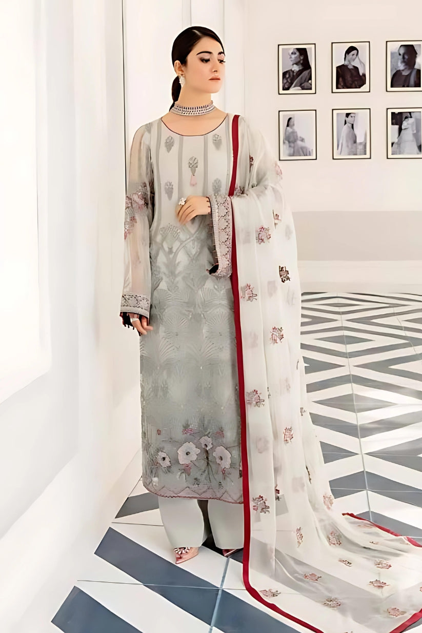 Lustrous Plata By Inalys Safeera Luxury Chiffon VOL-11 06