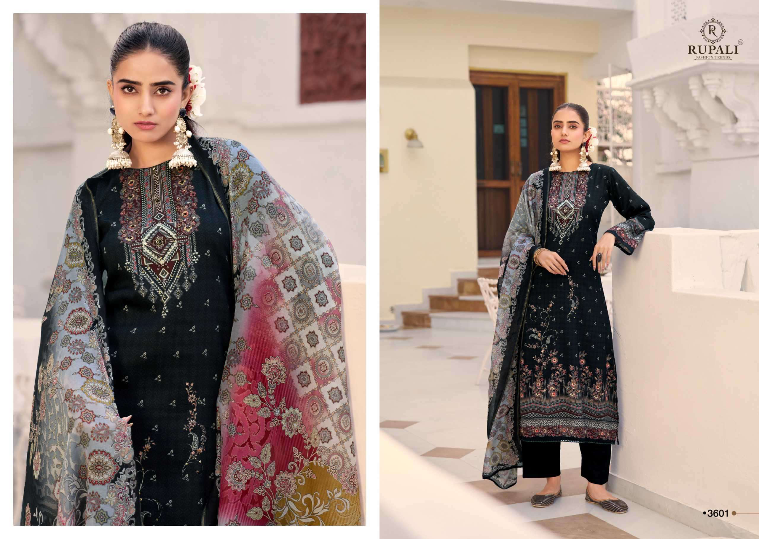 Cotton summer sale 🔥(Gahana) pure jaam cotton suit with pure muslin digital print dupatta