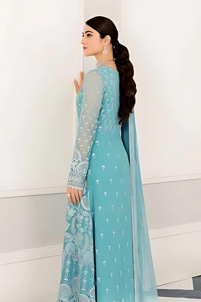 Intensified Aqua By Inalys Safeera Luxury Chiffon VOL-11 02