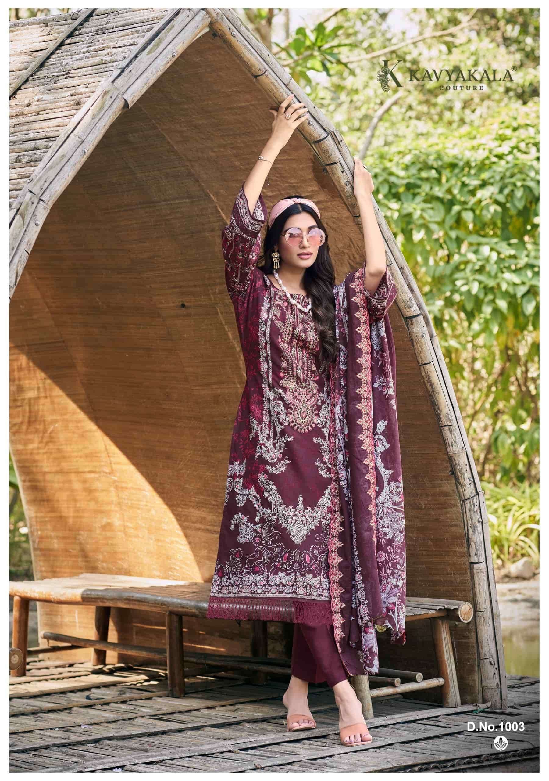 Product code (A-18) pure cotton suit with embroidery work & cutwork dupatta