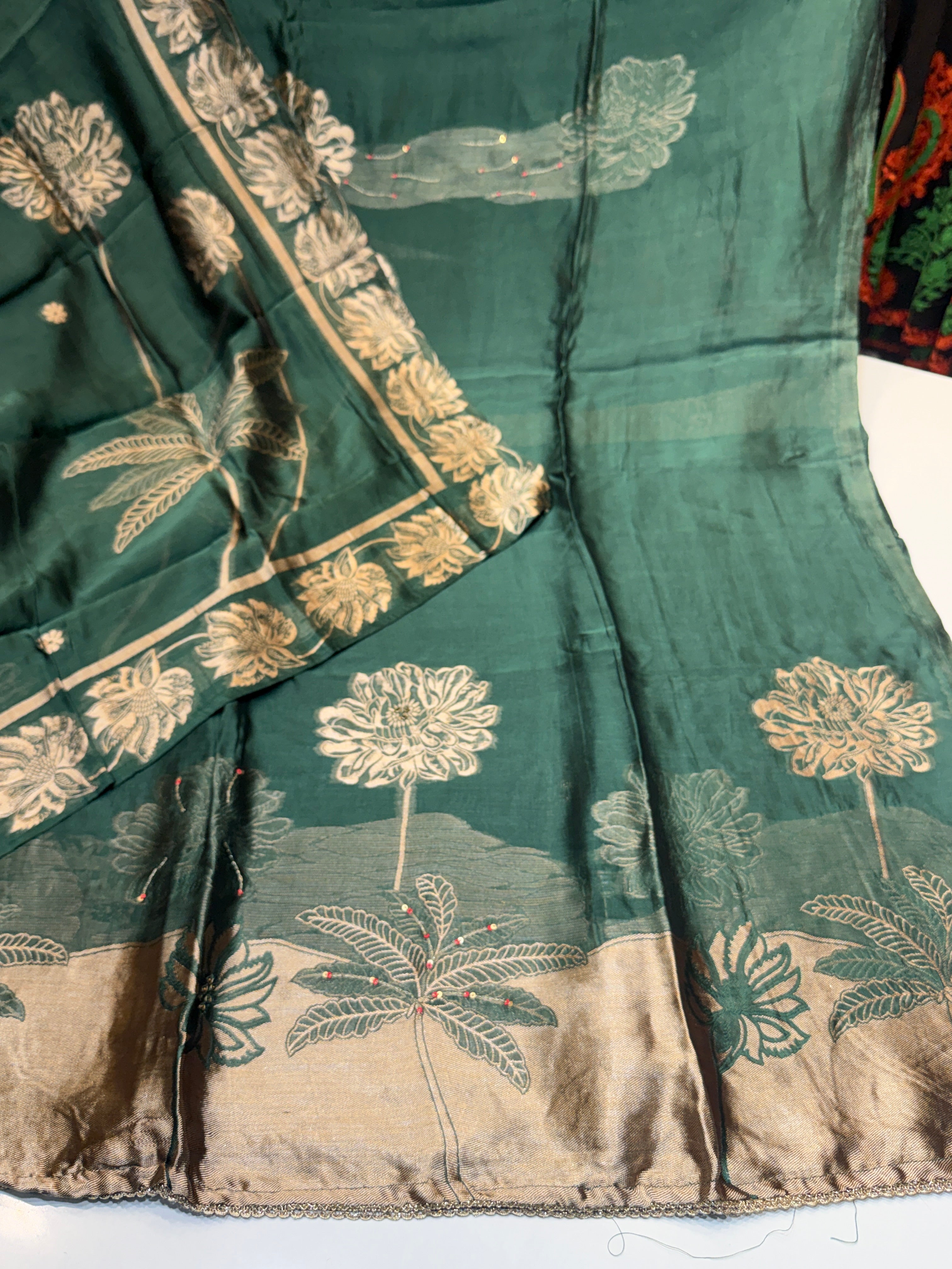 Premium silk with (JACQUARD WORK)