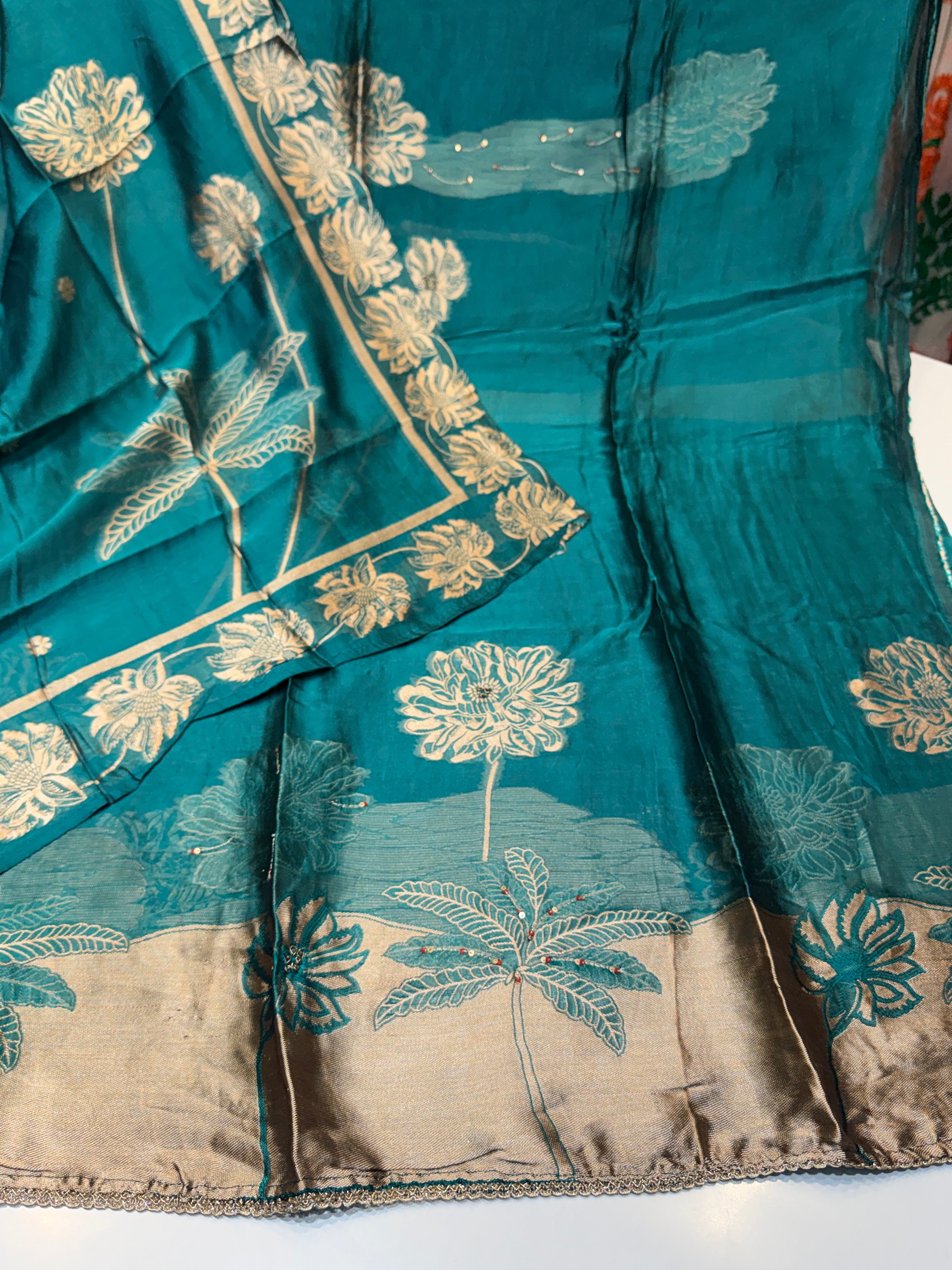 Premium silk with (JACQUARD WORK)