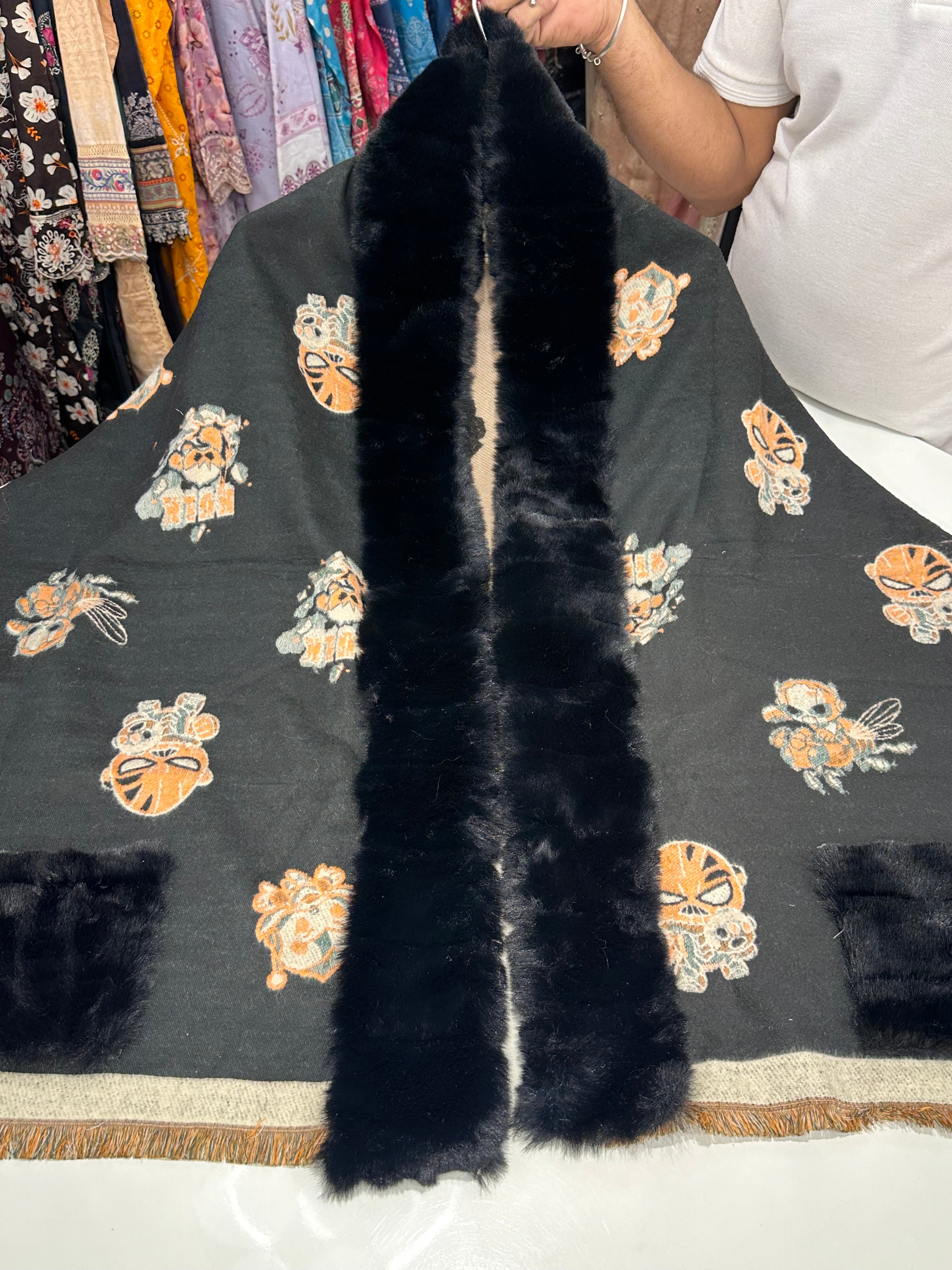 Winter special designer korean poncho