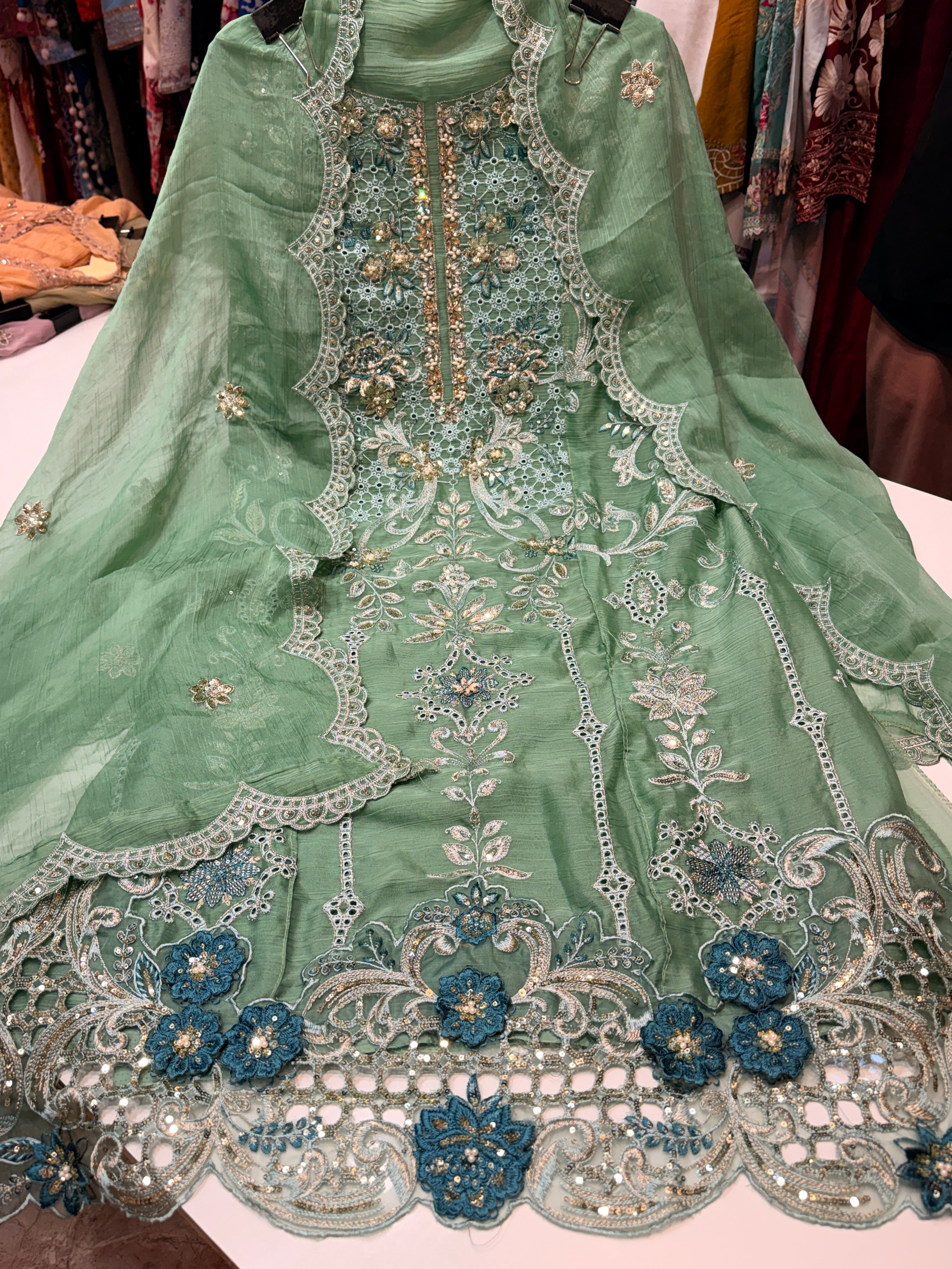 Product code:-(safeera) Karachi chiffon collection