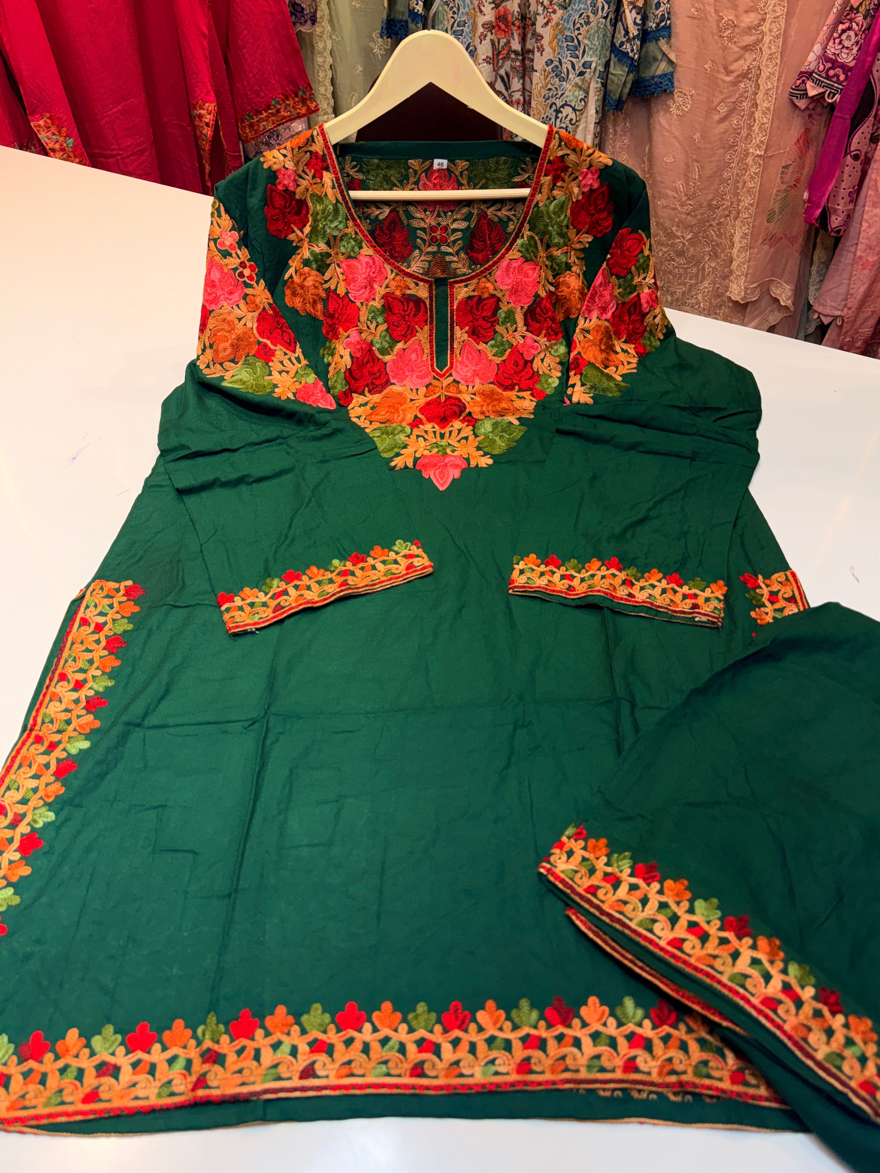 Summer Kashmiri co-ord set sale 🔥with heavy Kashmiri work
