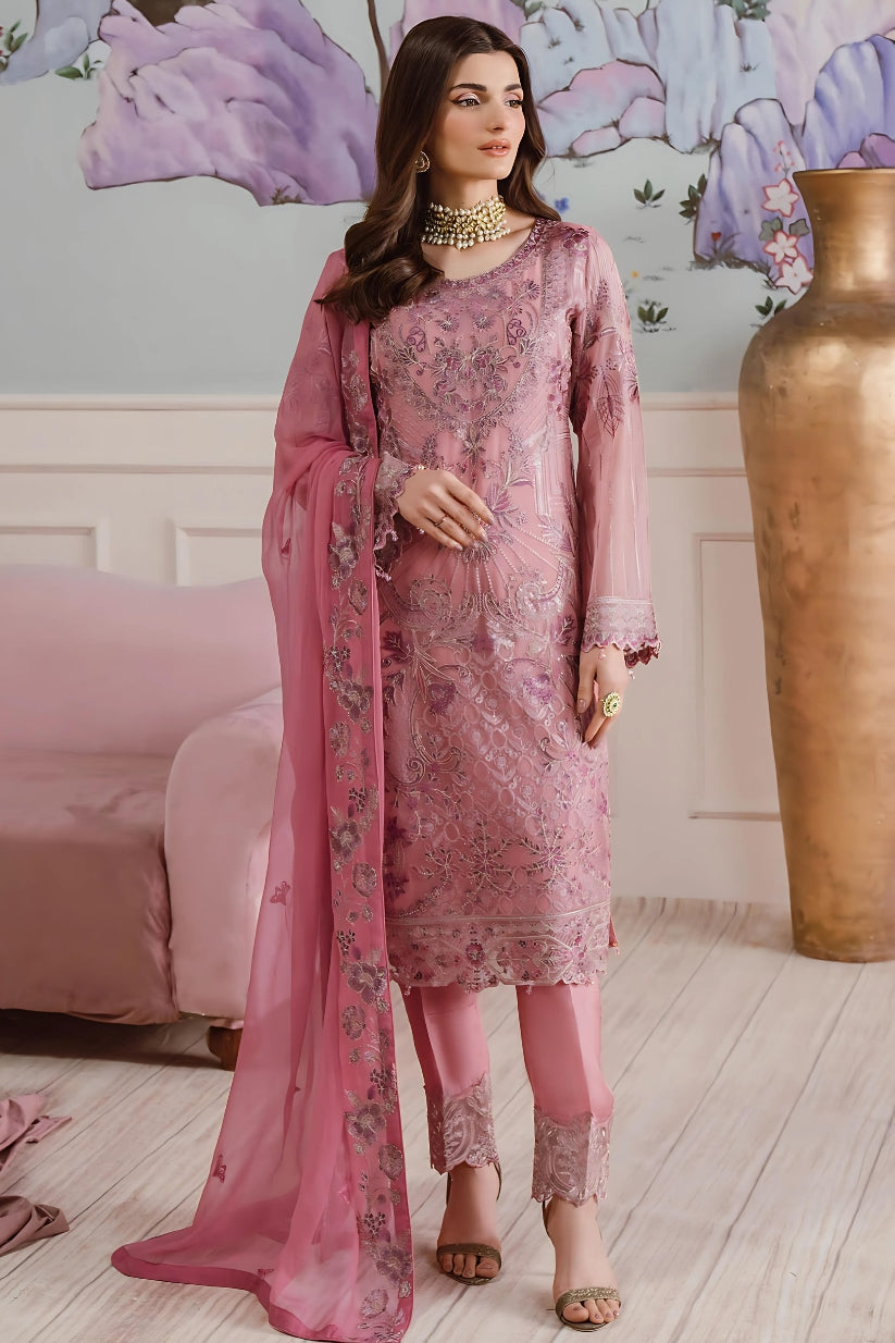 Inlays Ramsha Chiffon Collection Vol 25 F-2511