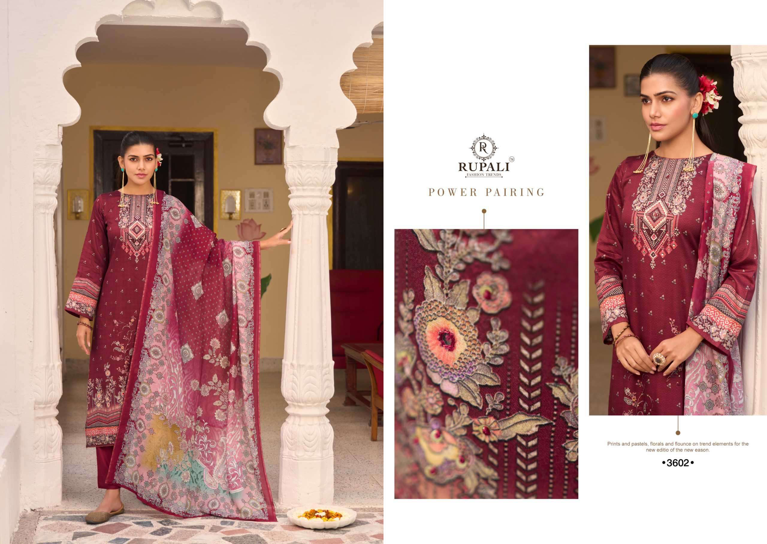 Cotton summer sale 🔥(Gahana) pure jaam cotton suit with pure muslin digital print dupatta