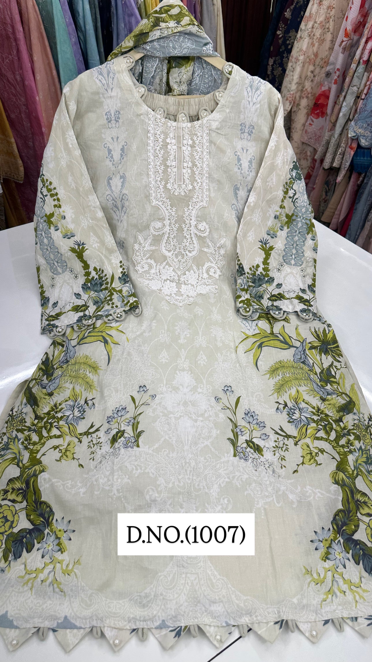Pure cotton Karachi readymade suit with pure cotton cutwork duppatta ❤️🔥