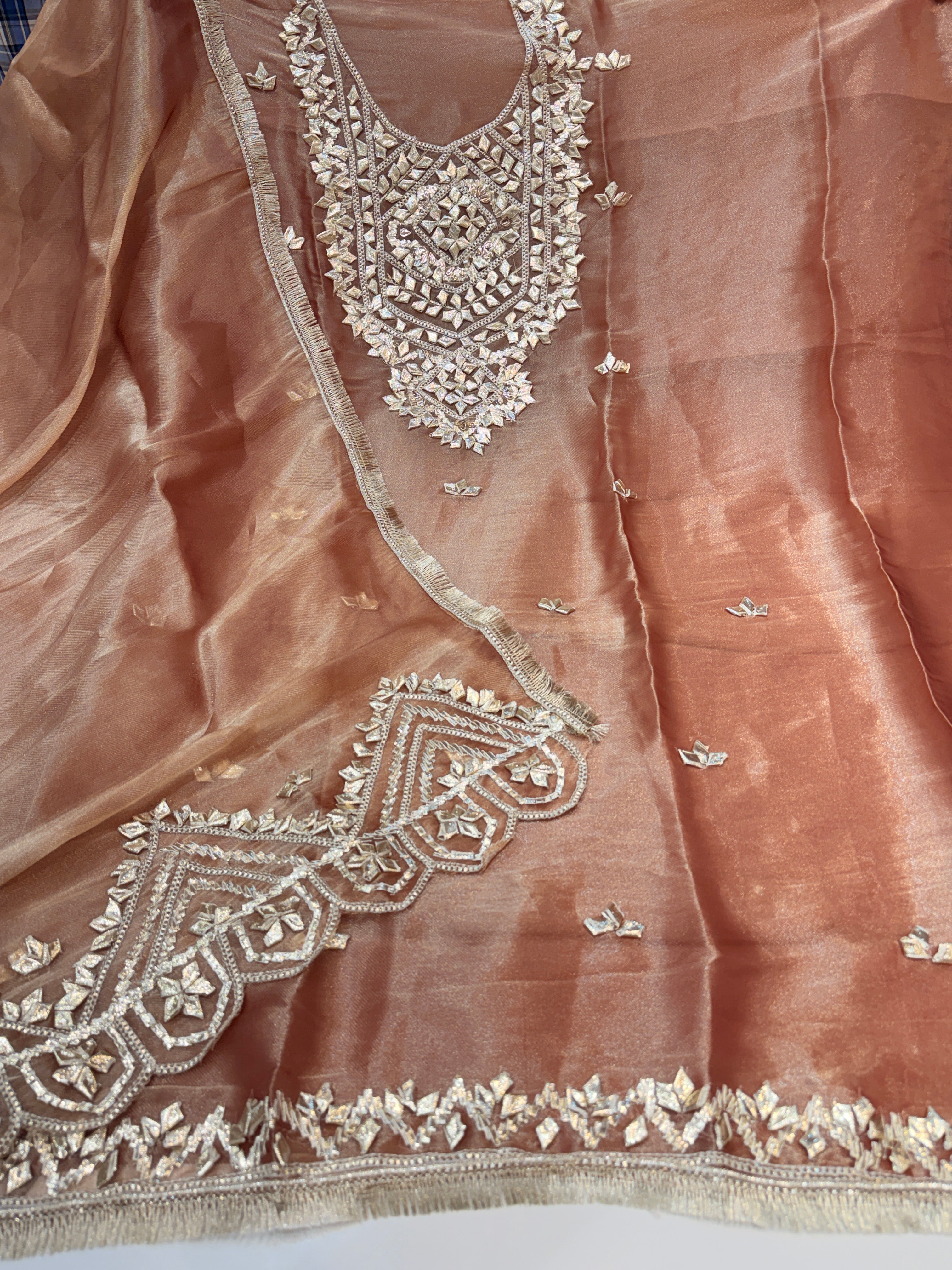 🏷️Product code:-(Gotta 01 ) pure fabric with heavy gotta Patti work & work duppatta