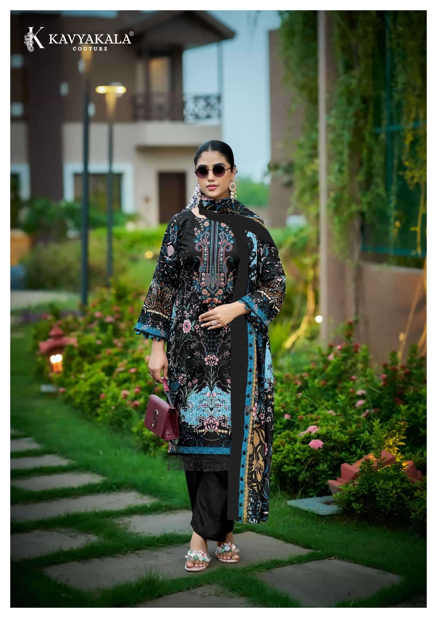 🏷️Kavya kala rihaana (vol-17) pure cotton suit with pure cotton cutwork dupatta