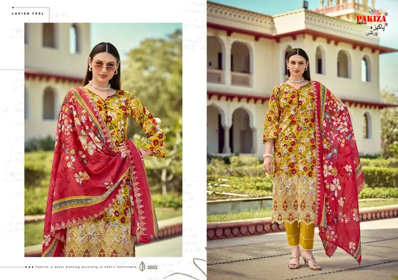 PAKIZA ILHAAM WITH PATCH WORK