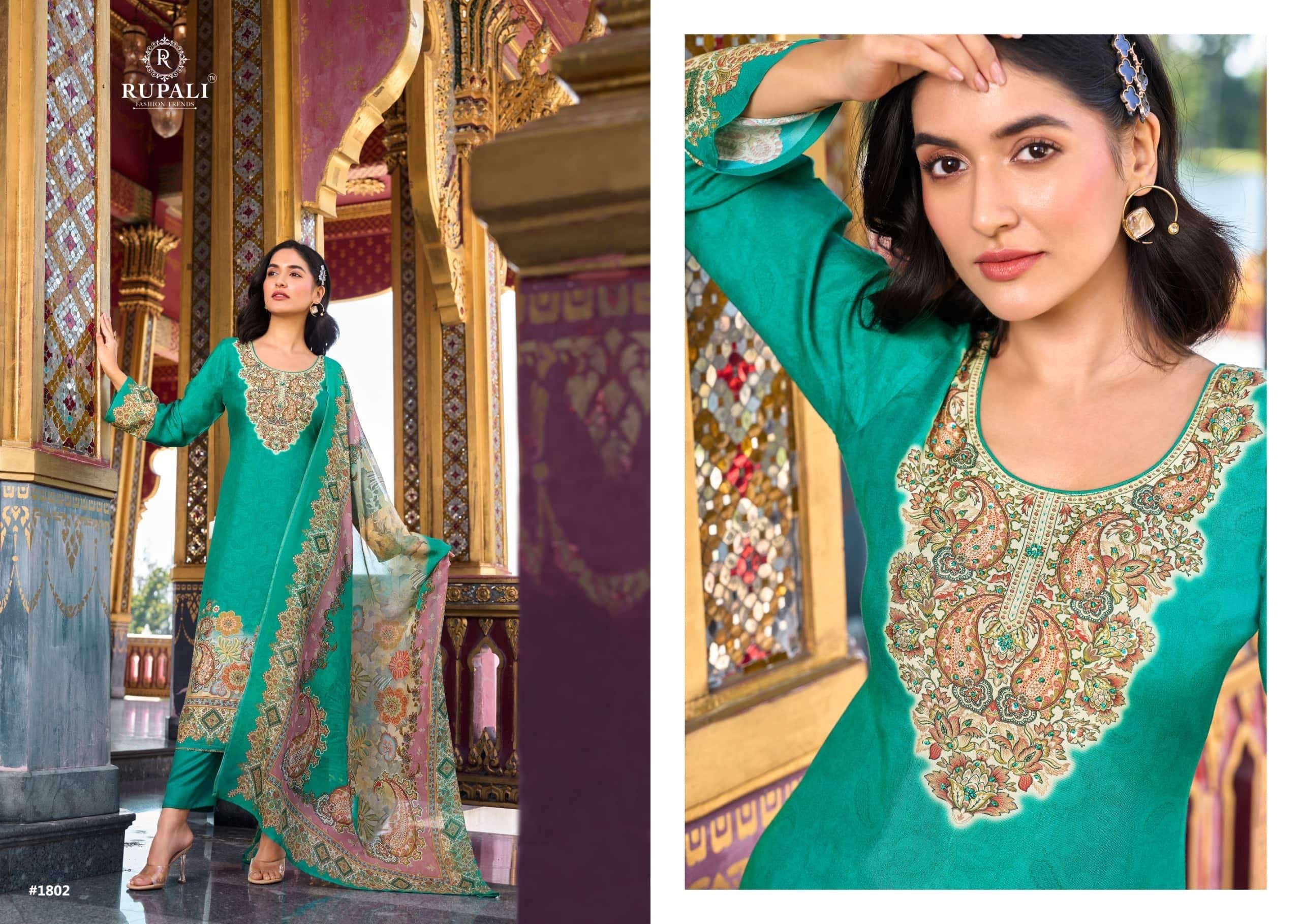 Summer muslin sale (charmy🔥) pure muslin suit with pure muslin dupatta ❤️