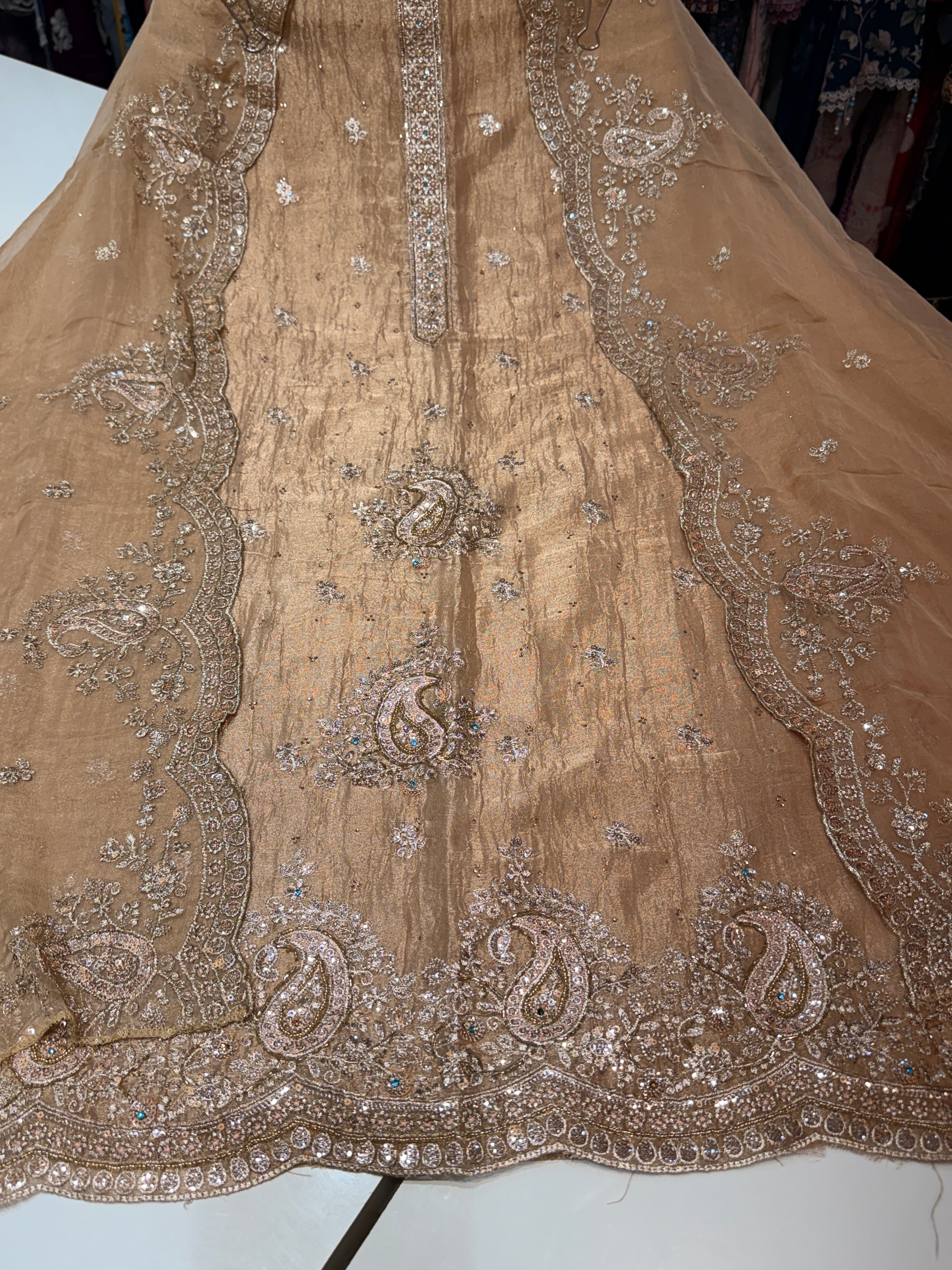 Product code 🏷️ : (CF1209) Pure Crush Fabric With Hand Work