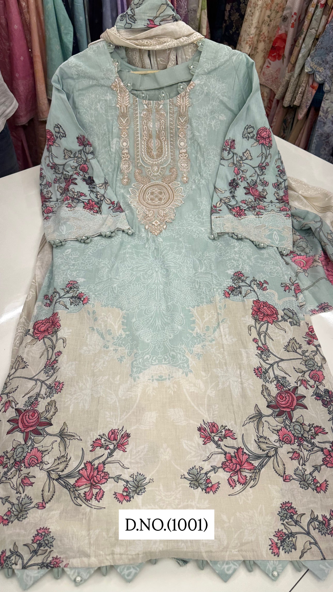 Pure cotton Karachi readymade suit with pure cotton cutwork duppatta ❤️🔥
