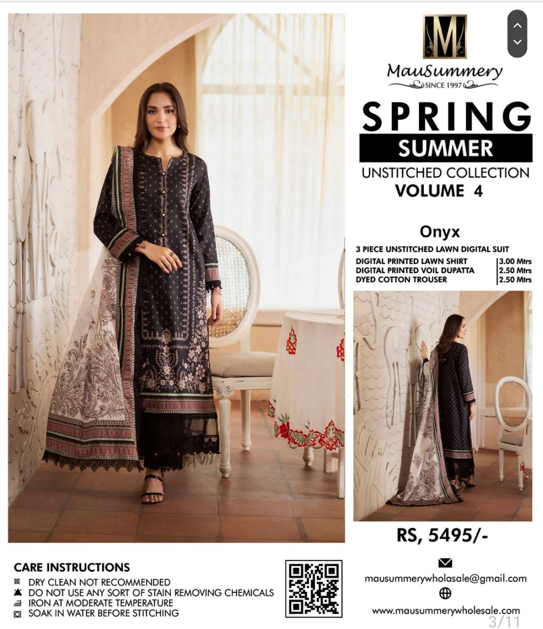 Mausammary Vol 4 lawn Collection
