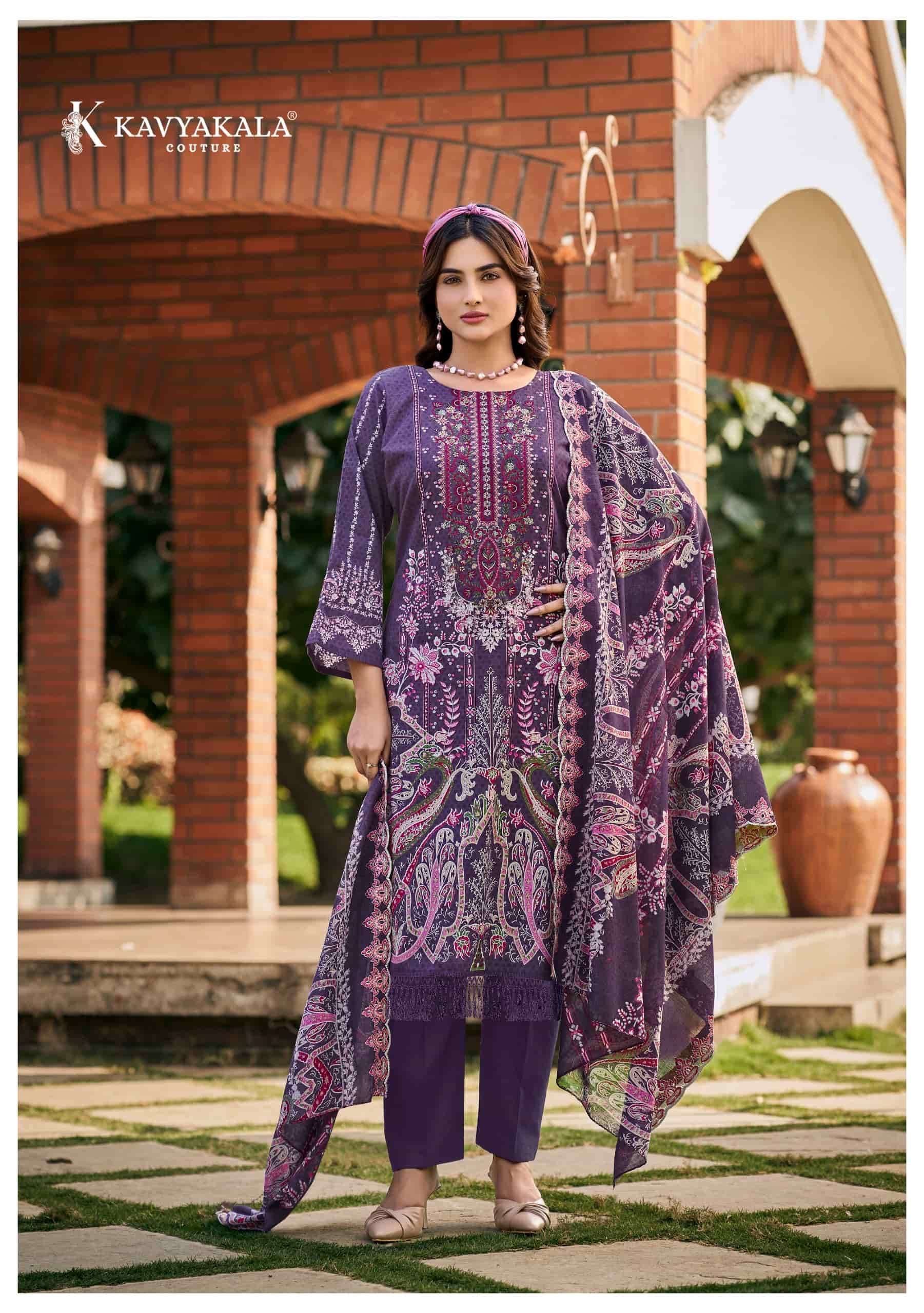 Product code (A-18) pure cotton suit with embroidery work & cutwork dupatta
