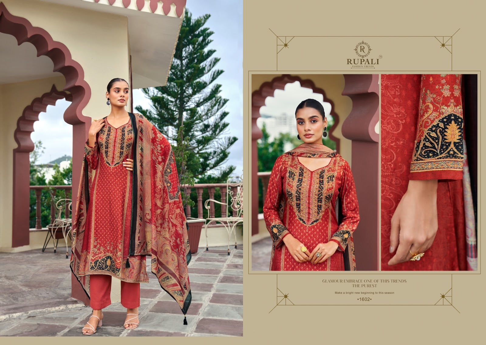 Pure Muslin Unstitched Suit