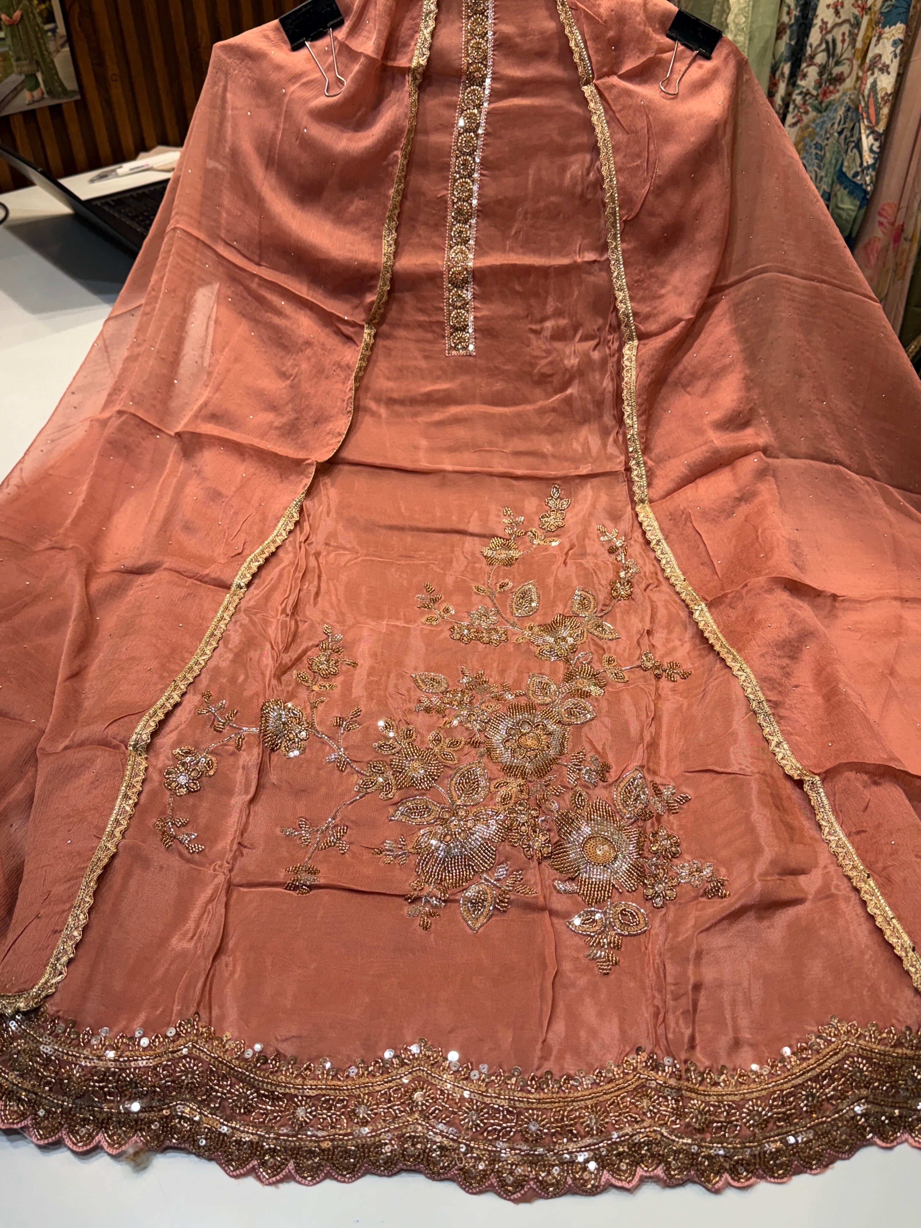 Product code(002) Handwork suit sale design number-002❤️