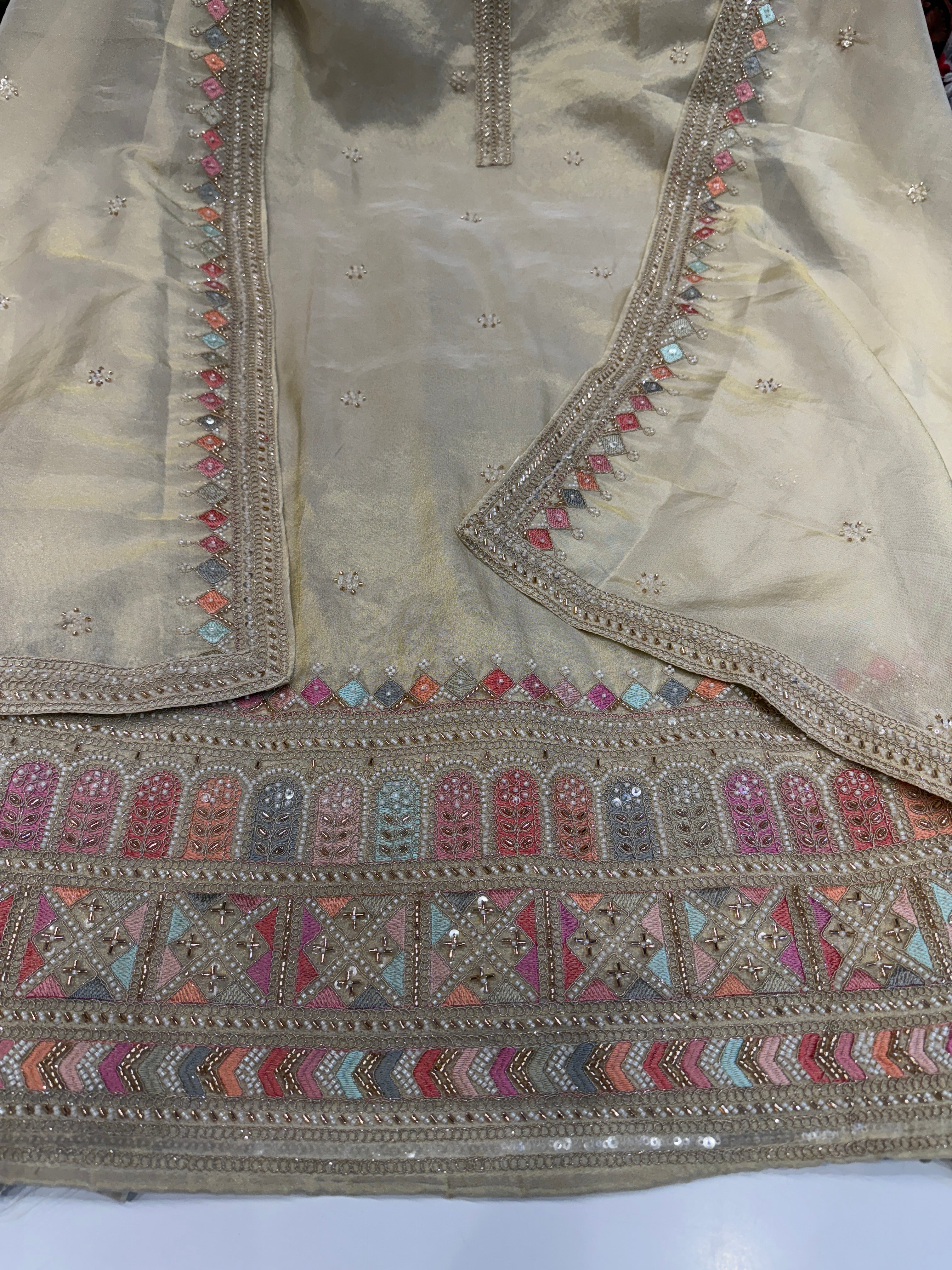 Shimar Silk Handwork Suit