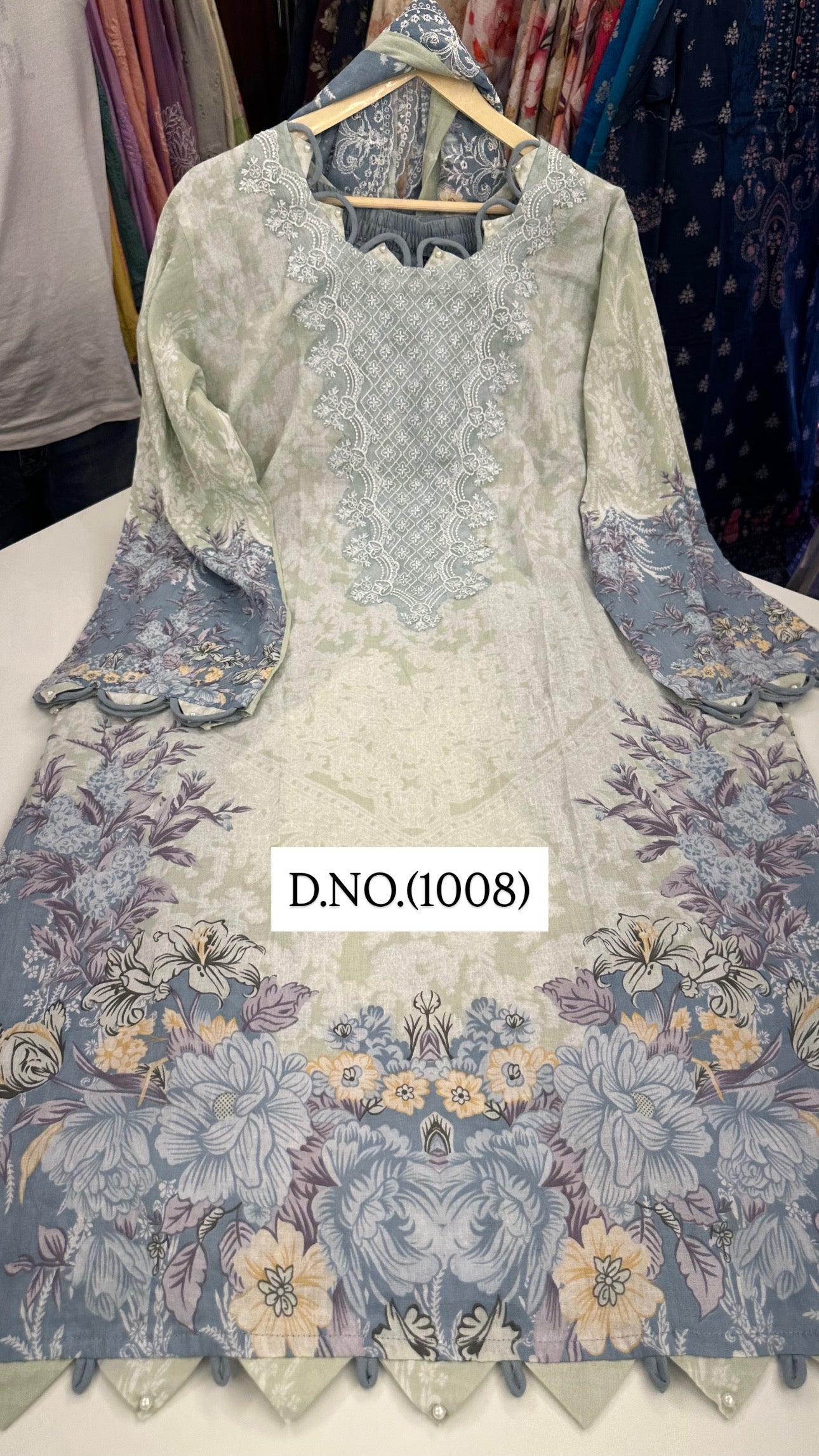 Pure cotton Karachi readymade suit with pure cotton cutwork duppatta ❤️🔥