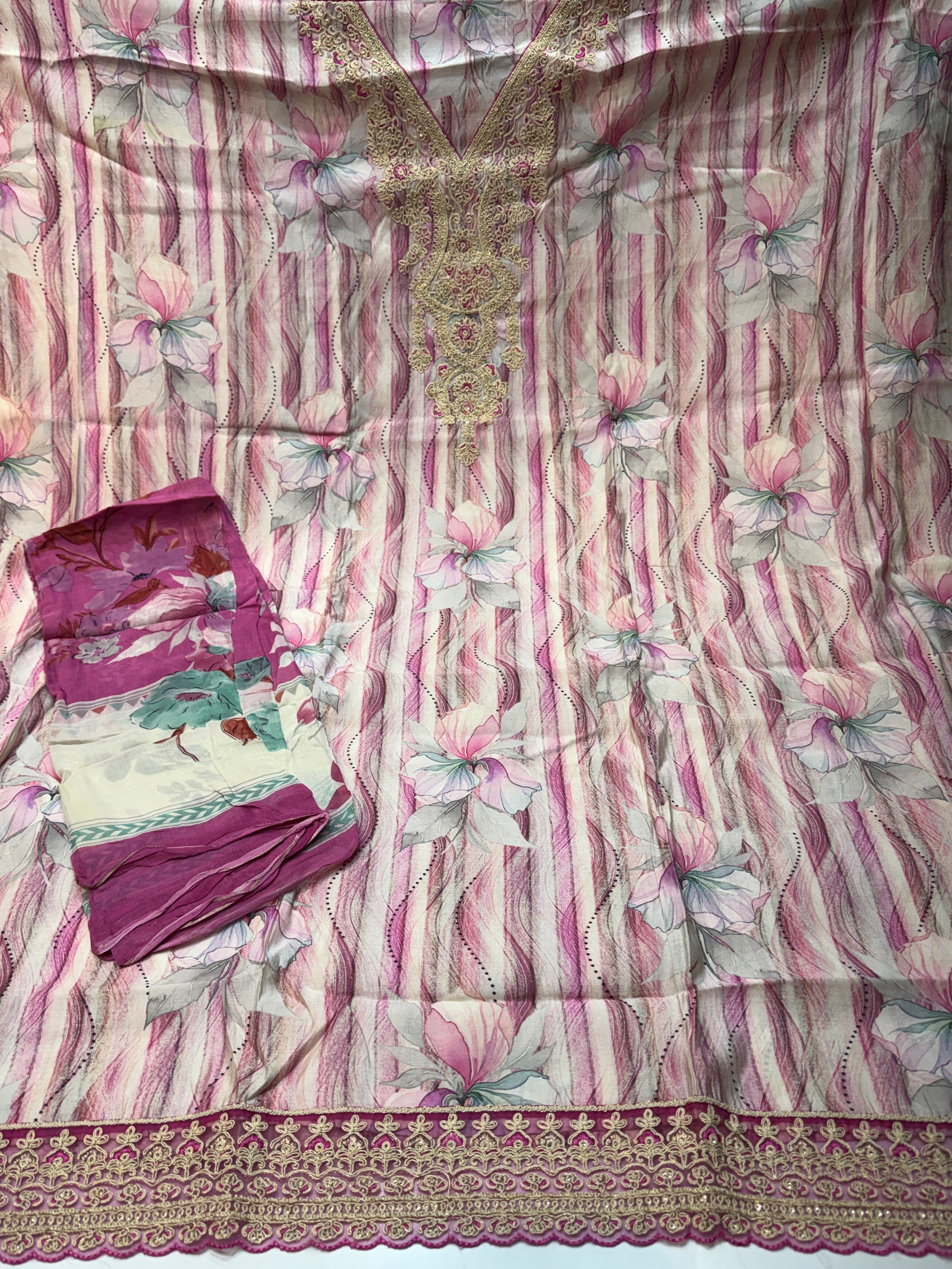Modal Karachi suit Product code 🏷️ (MK1200)