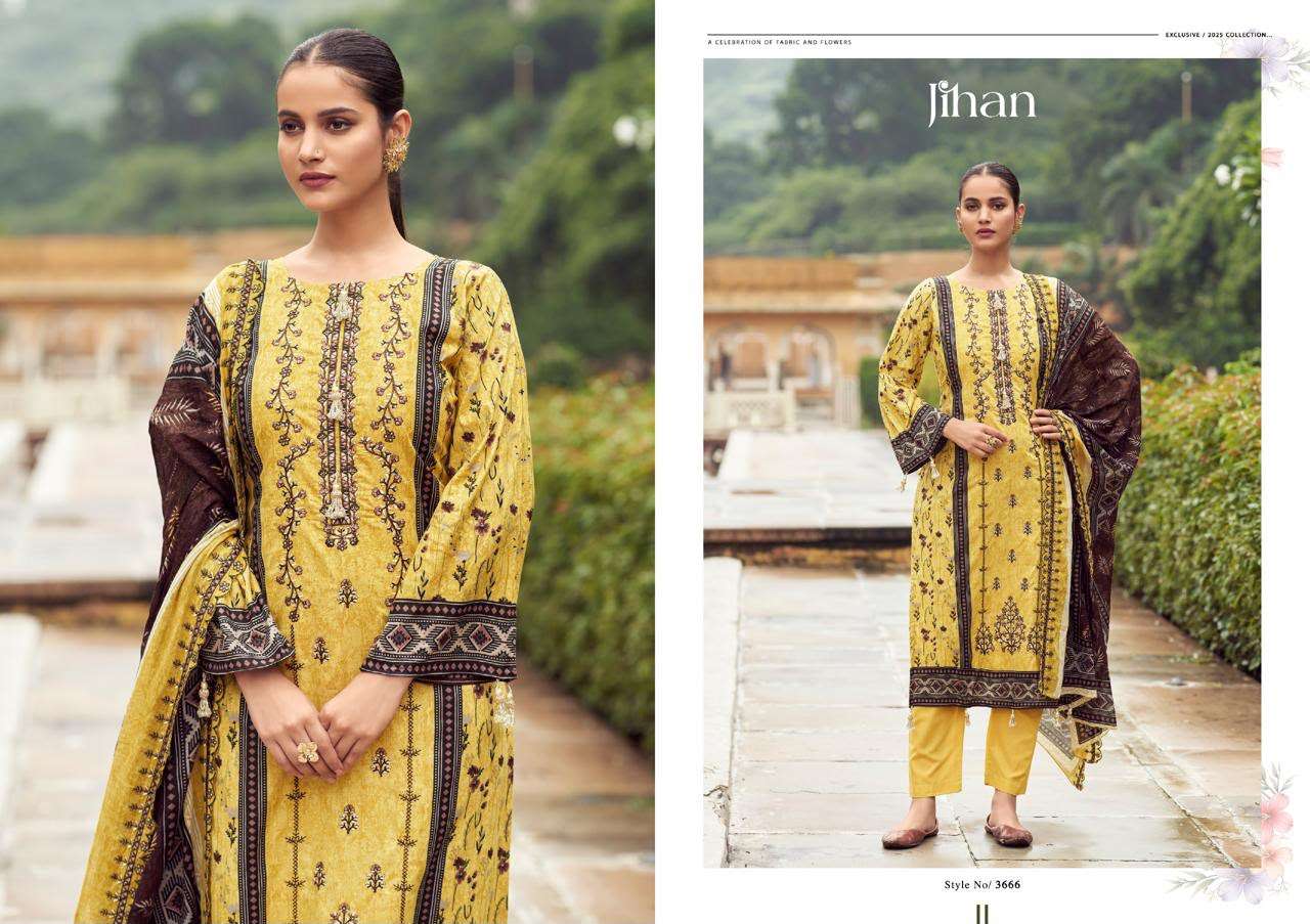 Product code 🏷️ (CK0750) jihan cotton Karachi suit vol 23