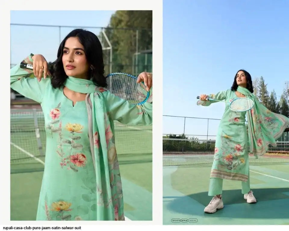 (3001 muslin ) Pure jaam cotton suit with pure muslin digital print dupatta