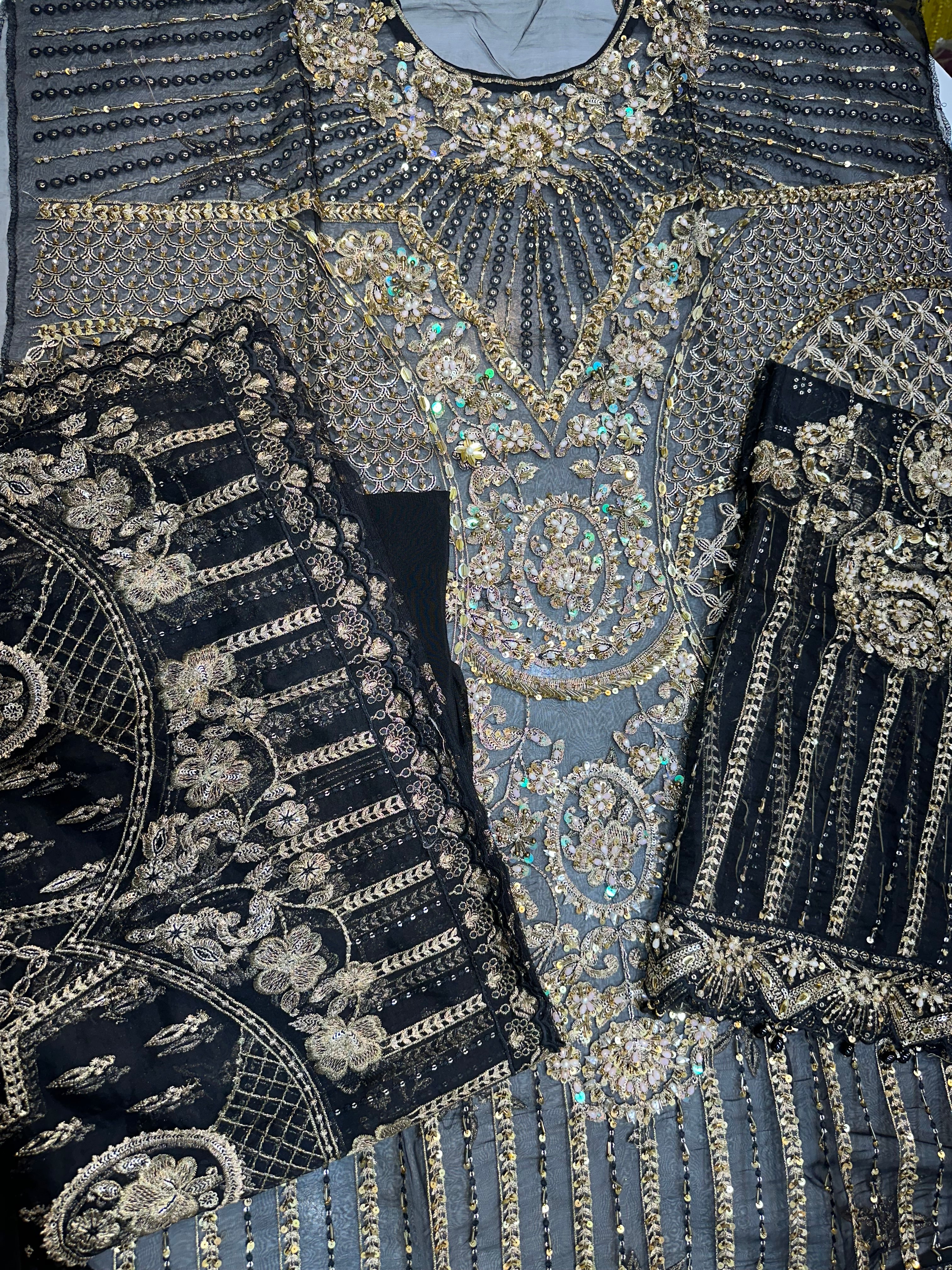 Pure organza(0G) collection heavy handwork suit