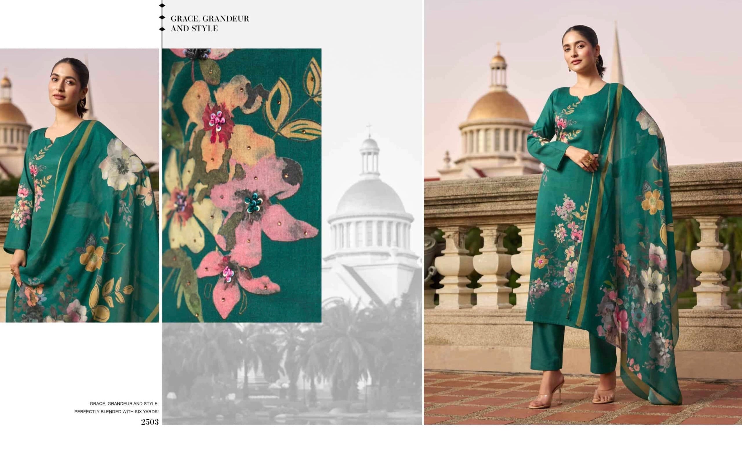 (Summer sale) Pure jaam cotton with pure muslin digital printed dupatta