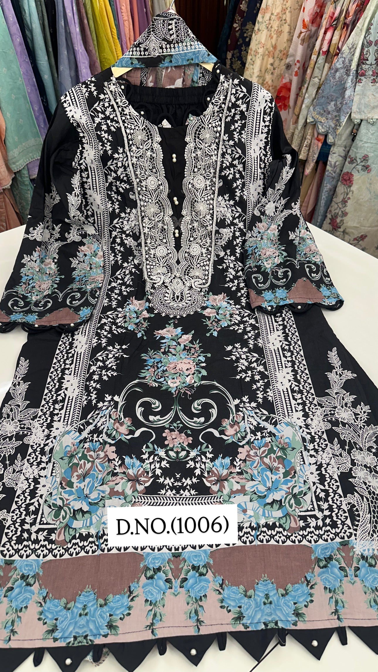 Pure cotton Karachi readymade suit with pure cotton cutwork duppatta ❤️🔥