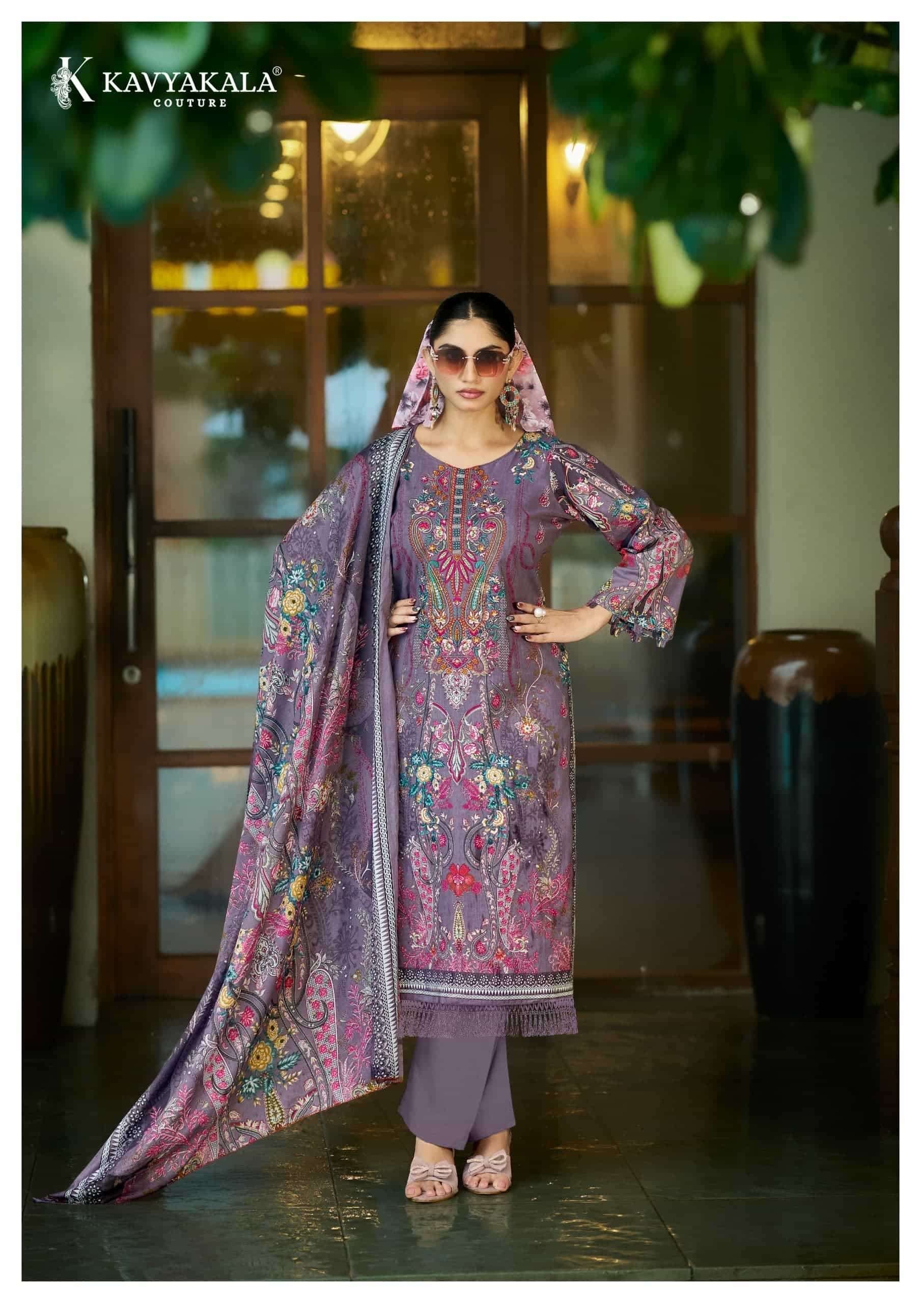 🏷️Kavya kala rihaana (vol-17) pure cotton suit with pure cotton cutwork dupatta