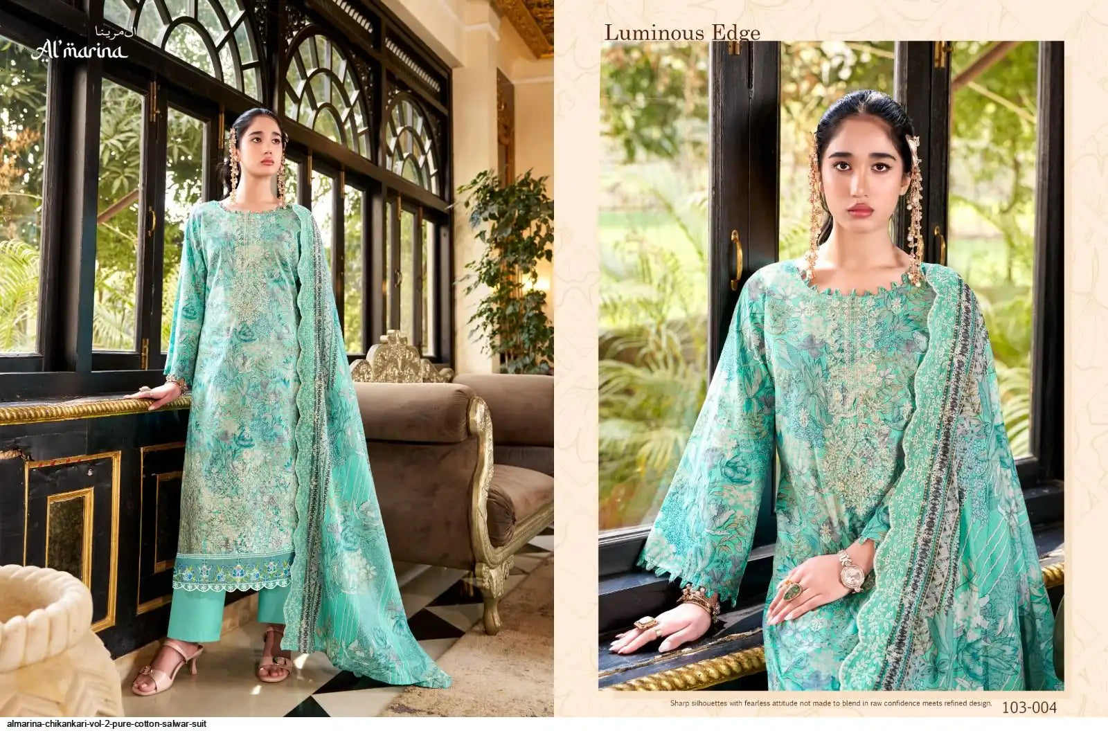 AL- MARINA CHIKANKARI karachi cotton vol-2