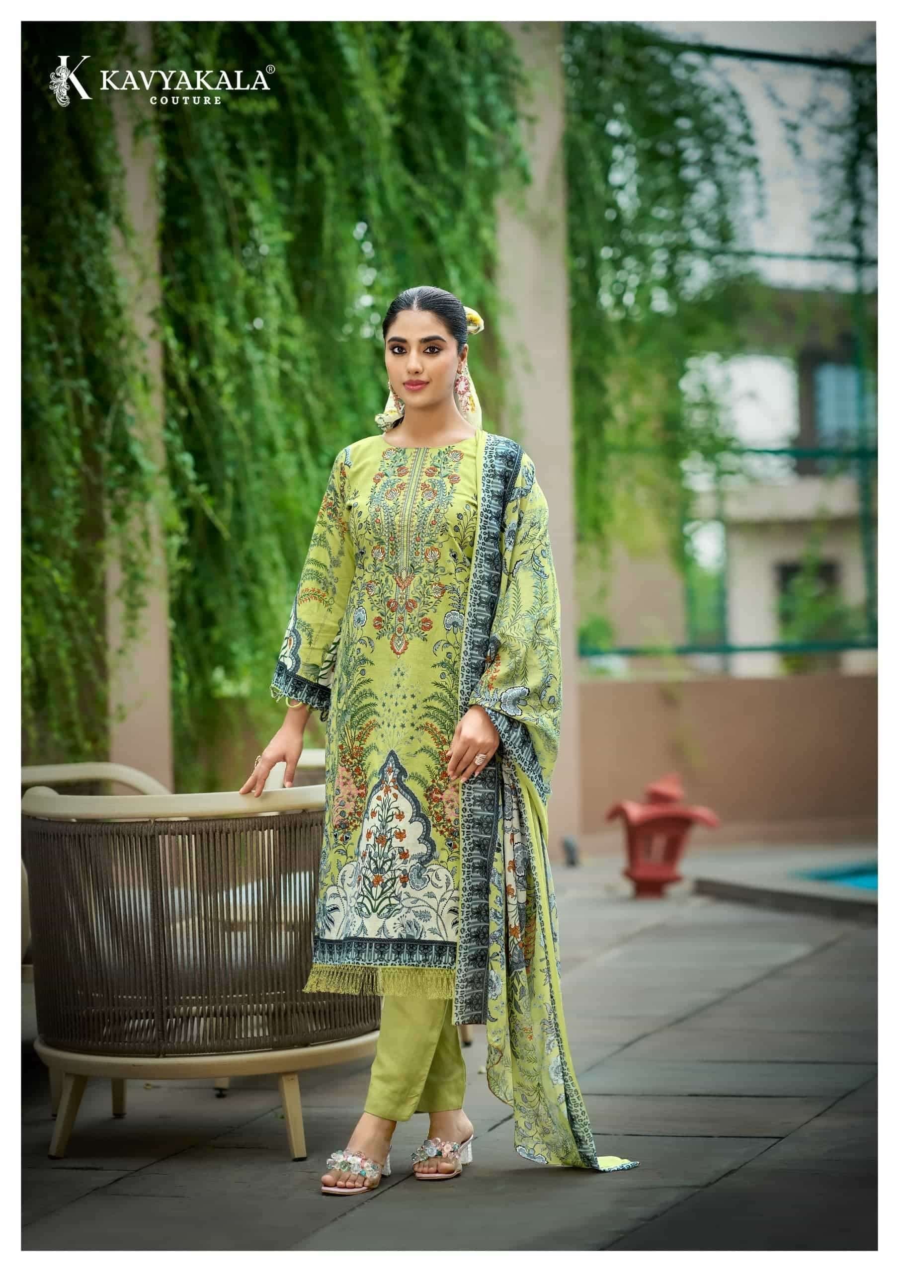 🏷️Kavya kala rihaana (vol-17) pure cotton suit with pure cotton cutwork dupatta