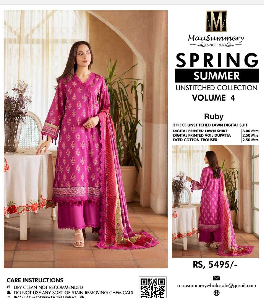 Mausammary Vol 4 lawn Collection